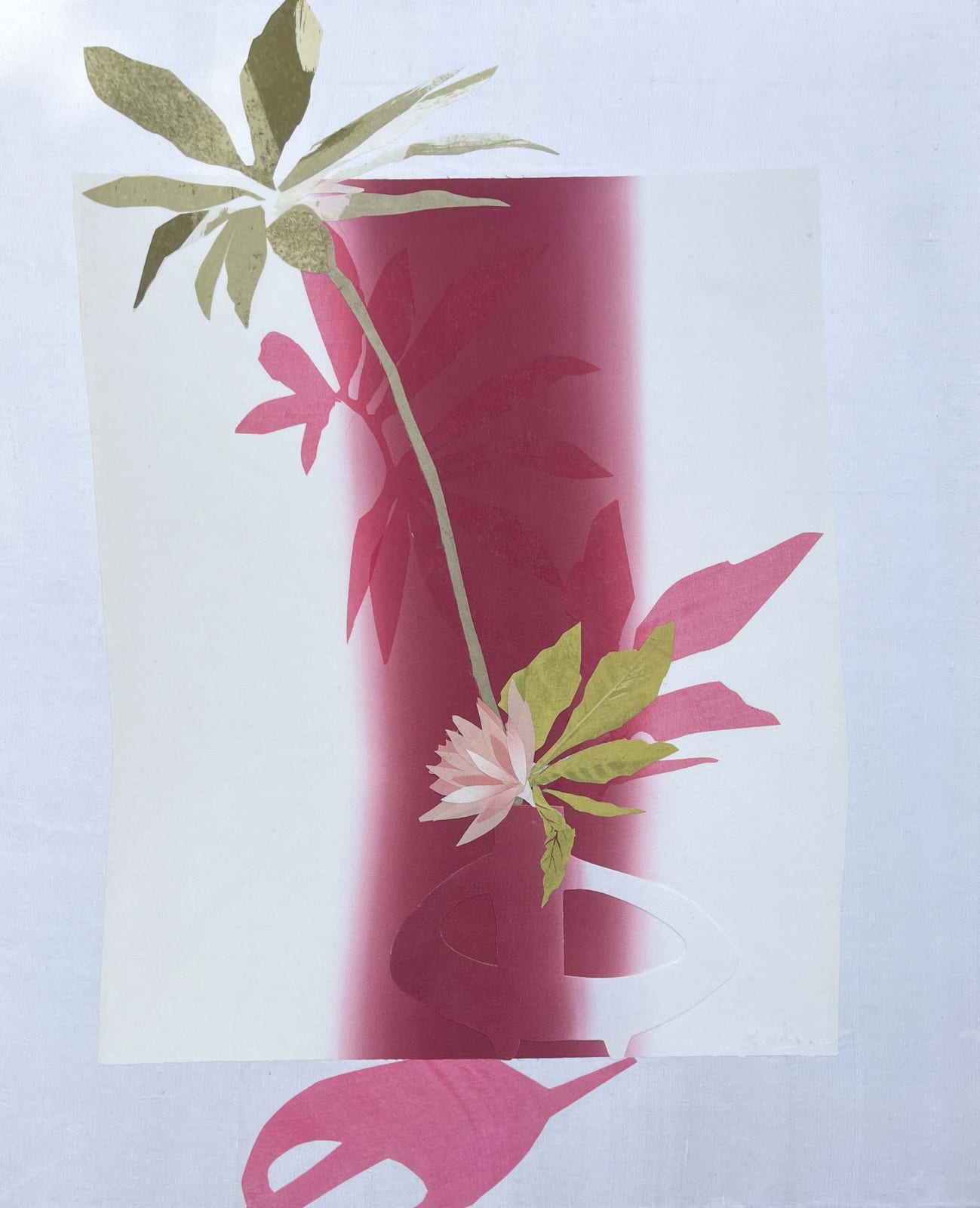 contemporary art silk