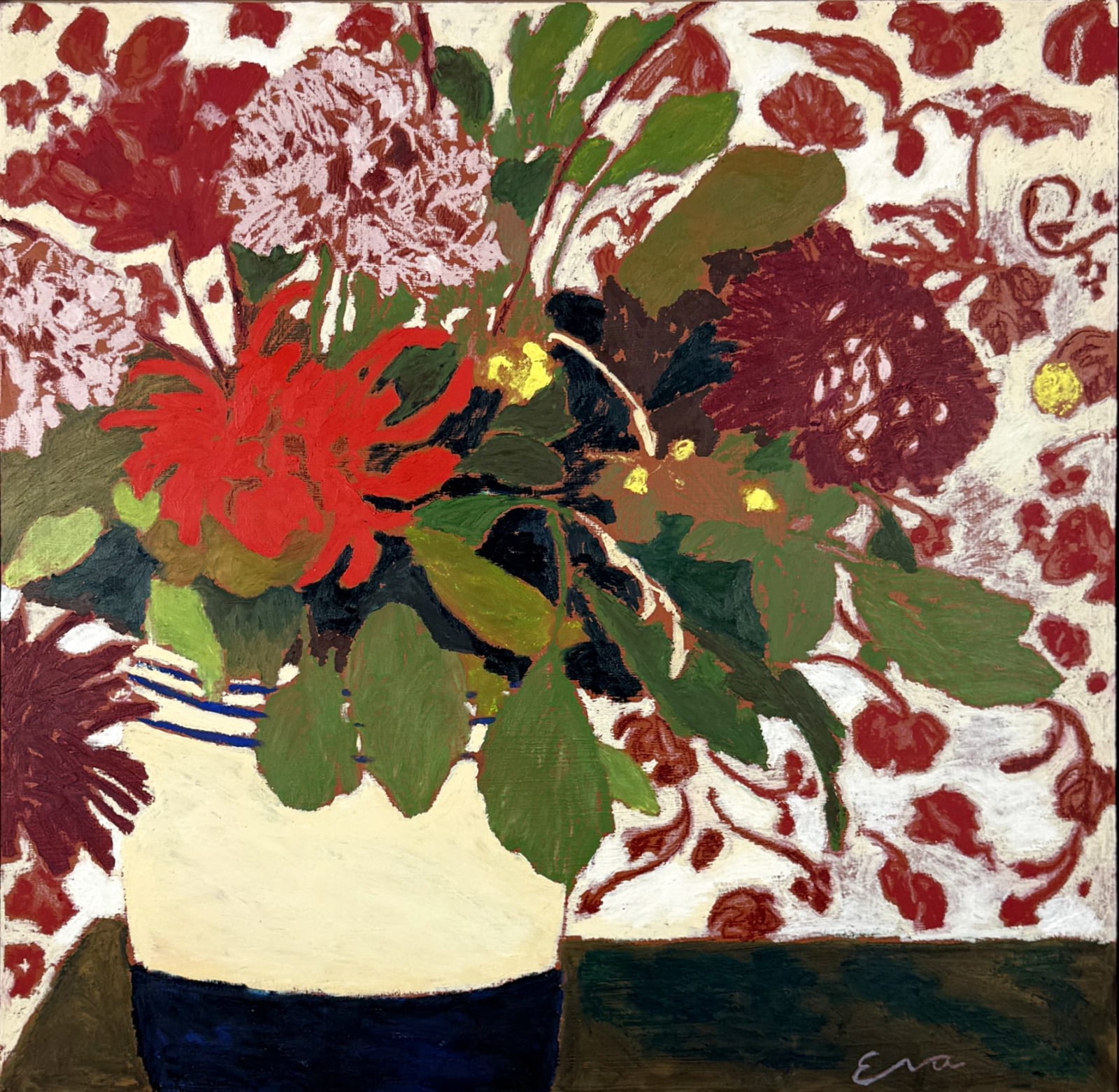 Eva Ray, Dahlia Blooms