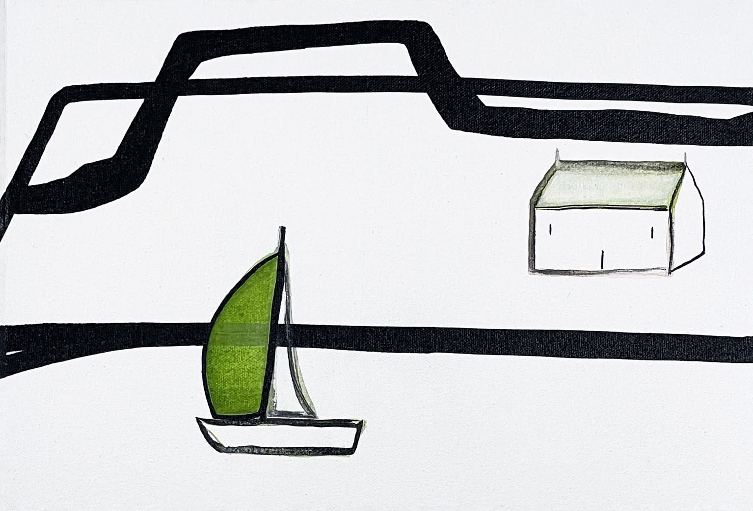 contemporary art, abstract still life