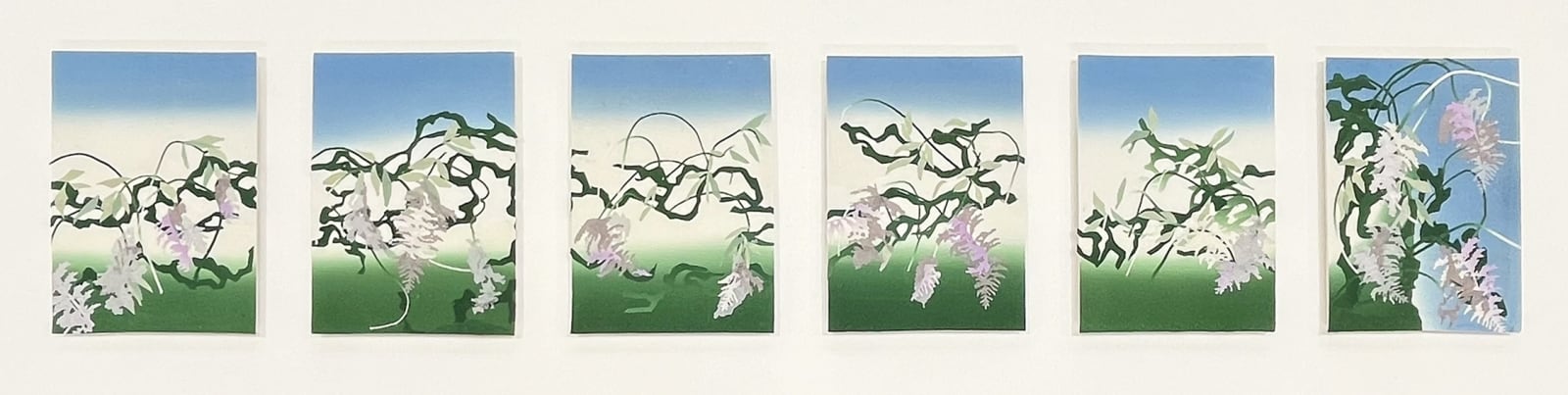 contemporary art silk