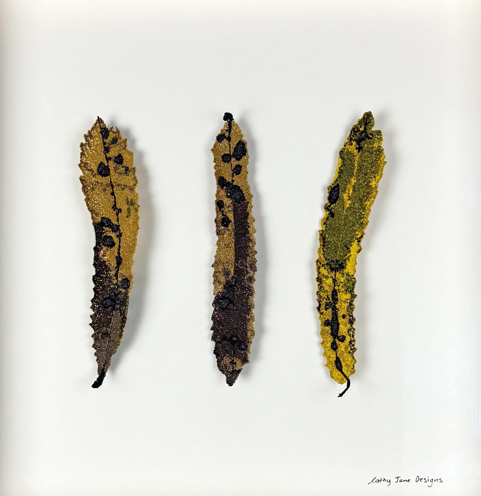 Cathy Brickhill, NZ Rewarewa Leaves