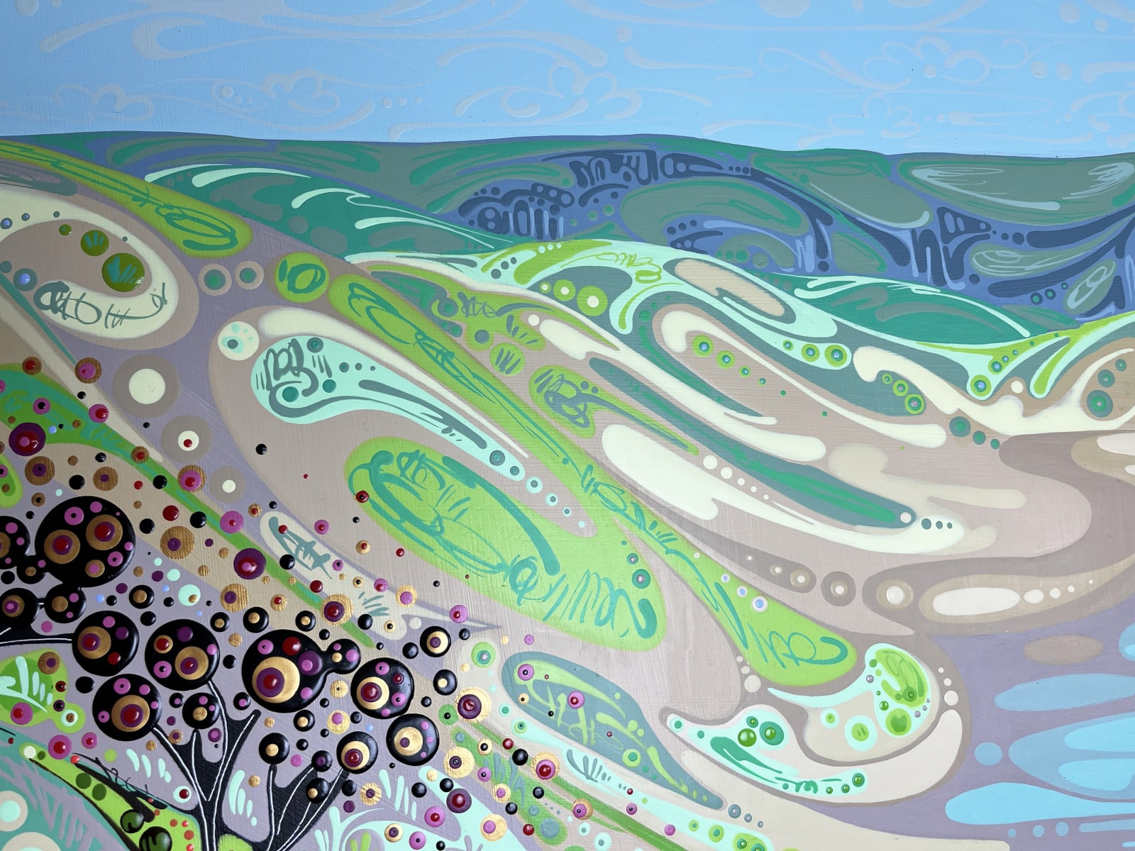 Katie Allen, Oxwich, Towards Crawley Woods