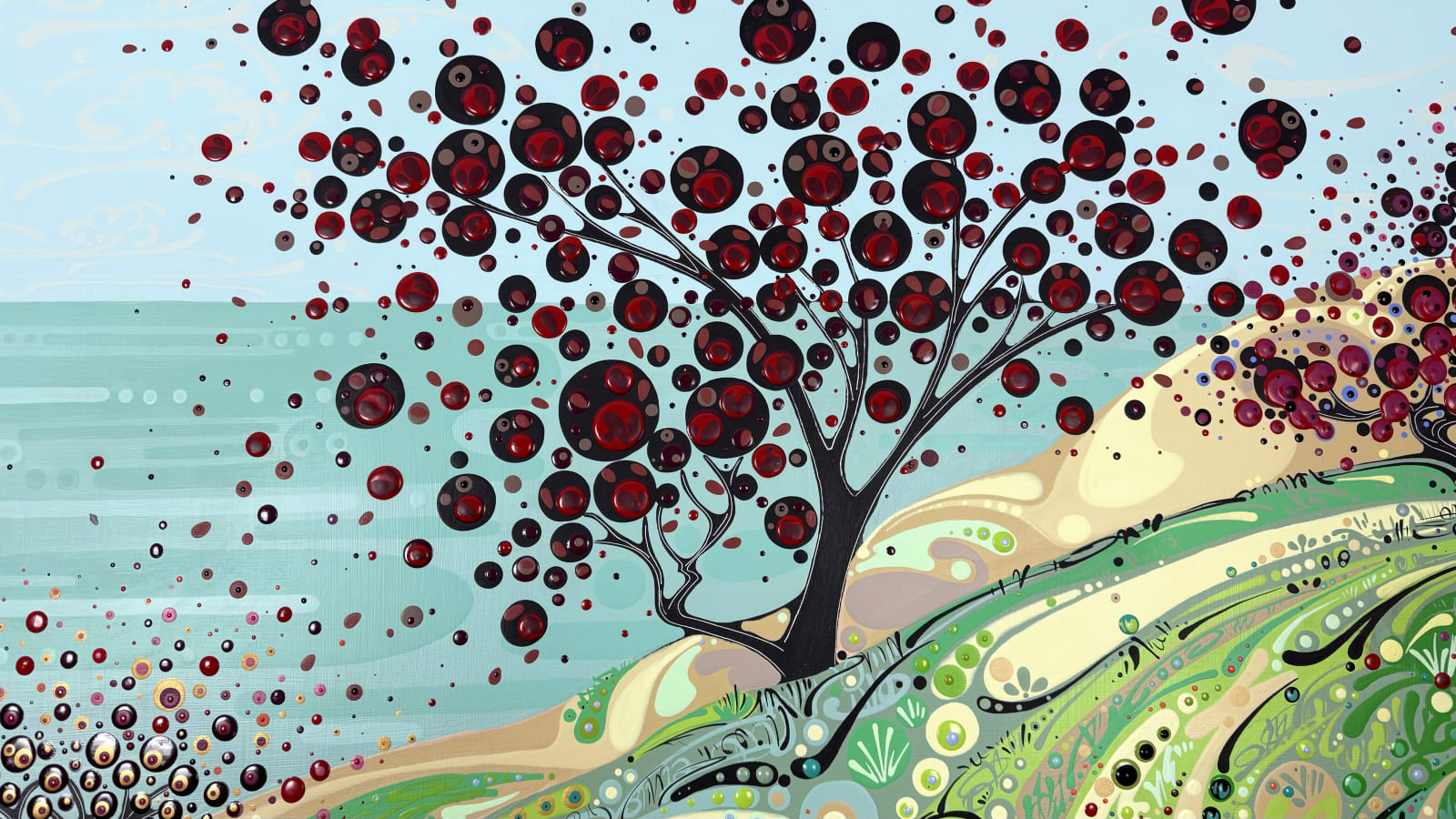 Katie Allen, Shore 3, Summer Dune and Sea