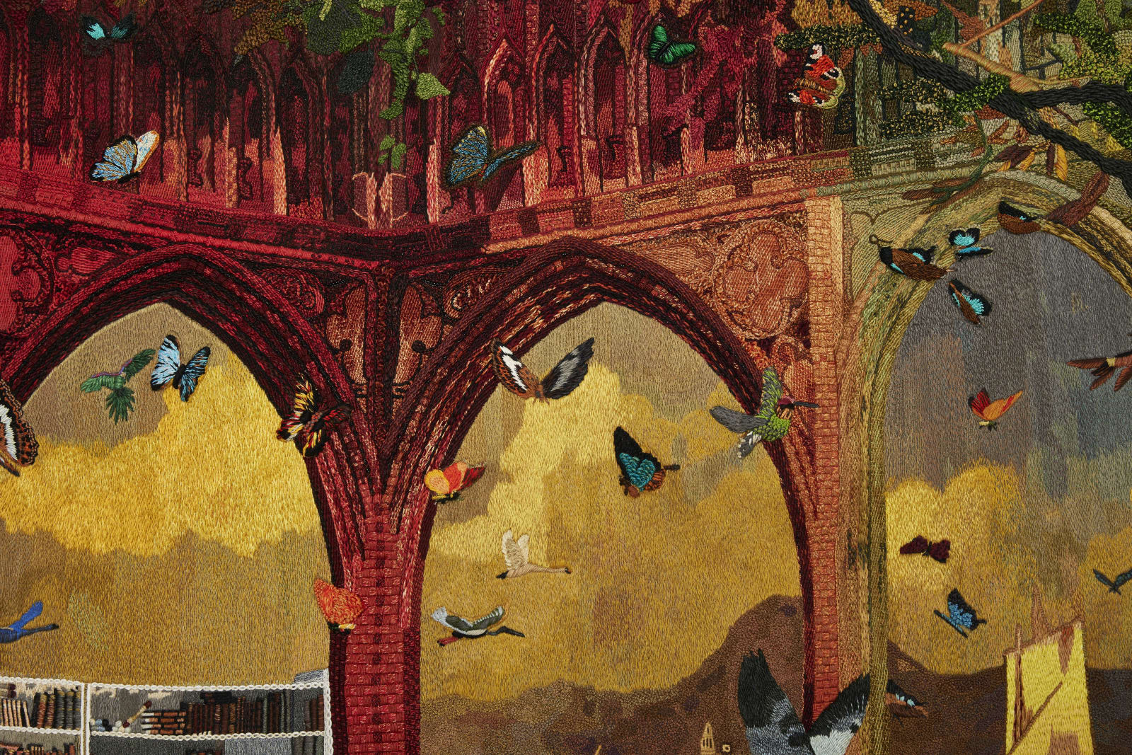 Ranbir Kaleka, Guardians in a Dystopic Garden, 2024