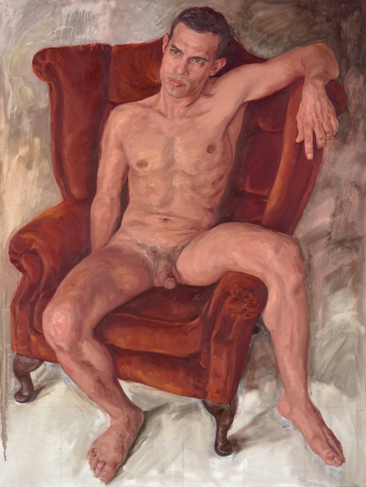 Claudio In The Red Chair