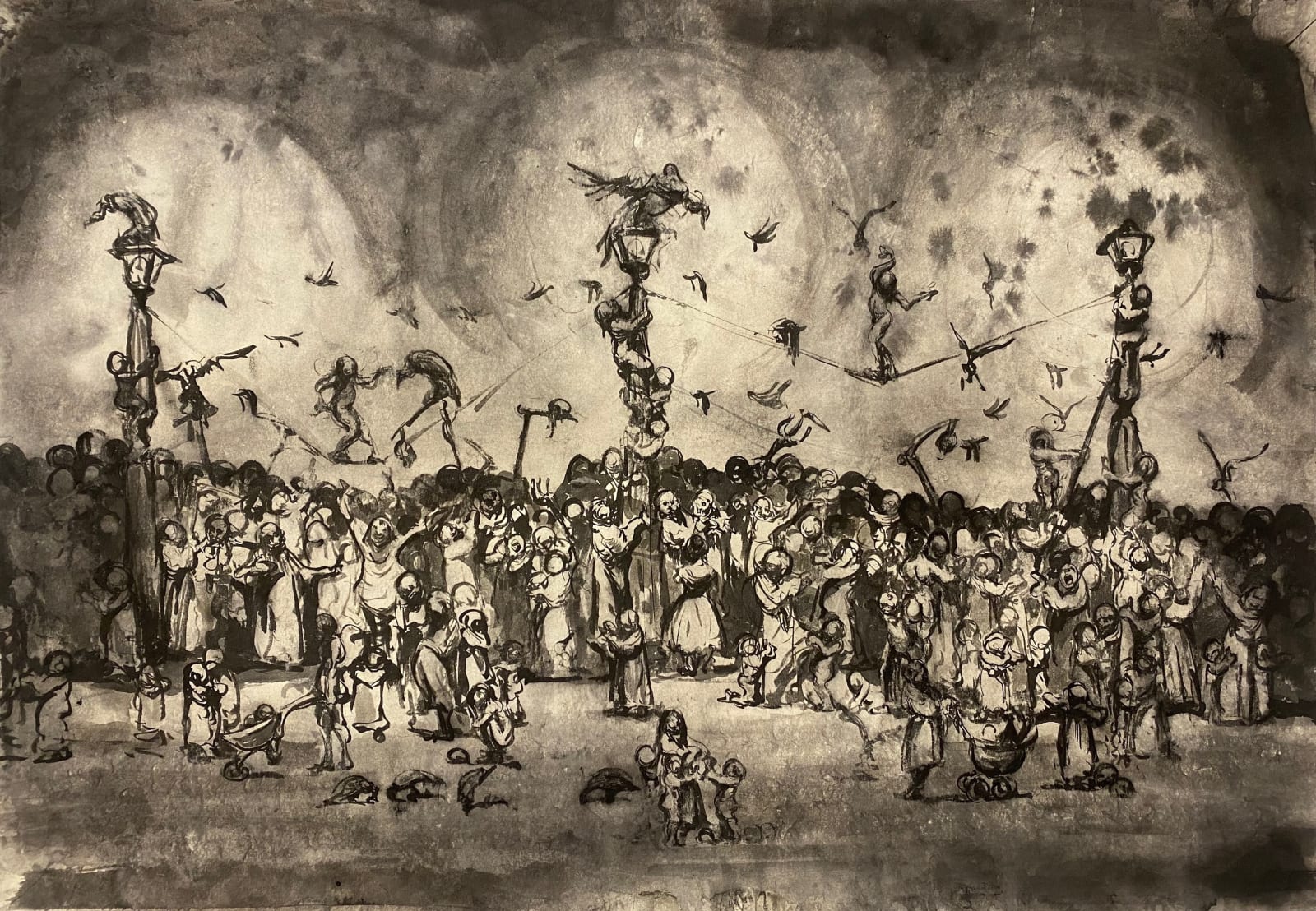 Ofer Josef, The Crucifiction, 2020