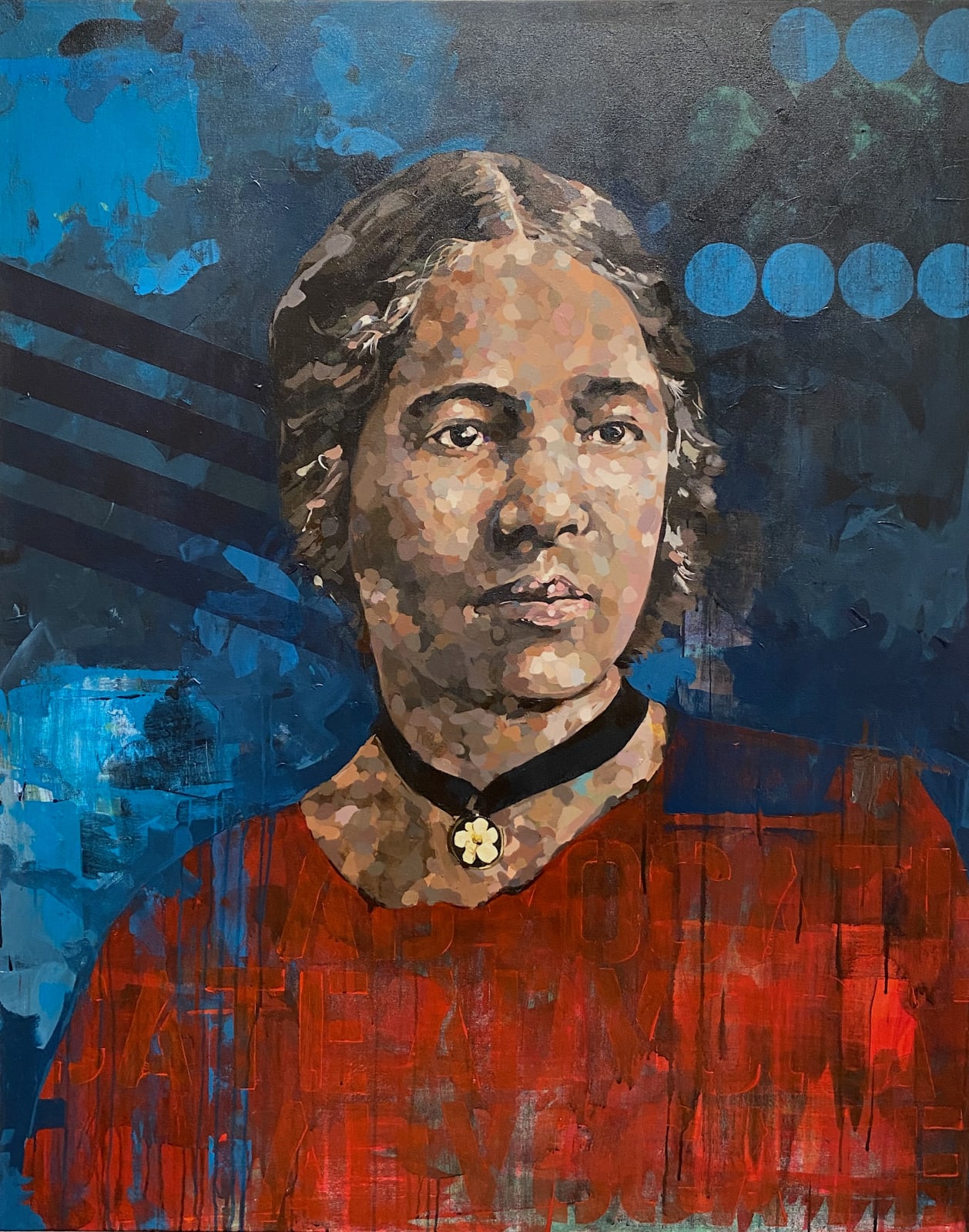 Beatrice Morrow Cannady (1889-1974) The Advocate (Beatrice Morrow Cannady), 2022 acrylic on canvas 60 x 48" Learn more here >