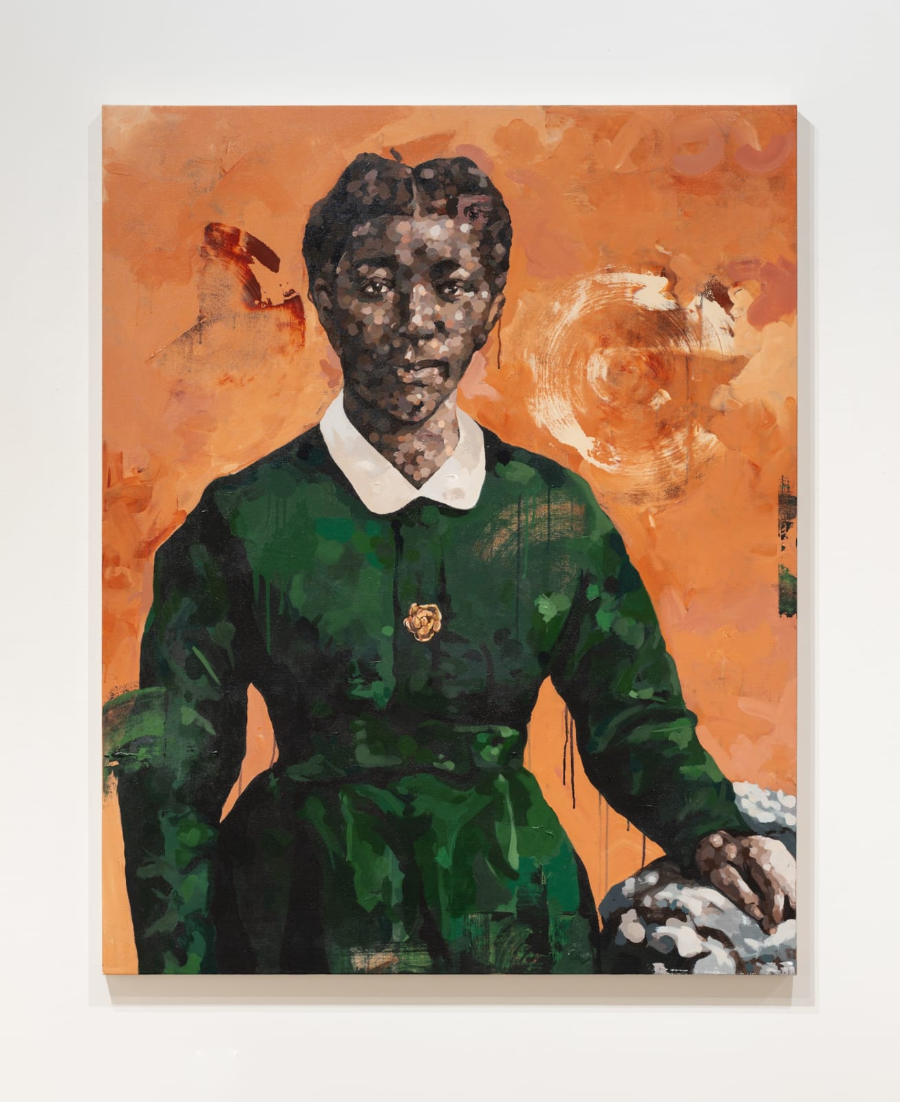 Rose Jackson The Laundress (Rose Jackson), 2024 acrylic on canvas 60 x 48" Learn more here >