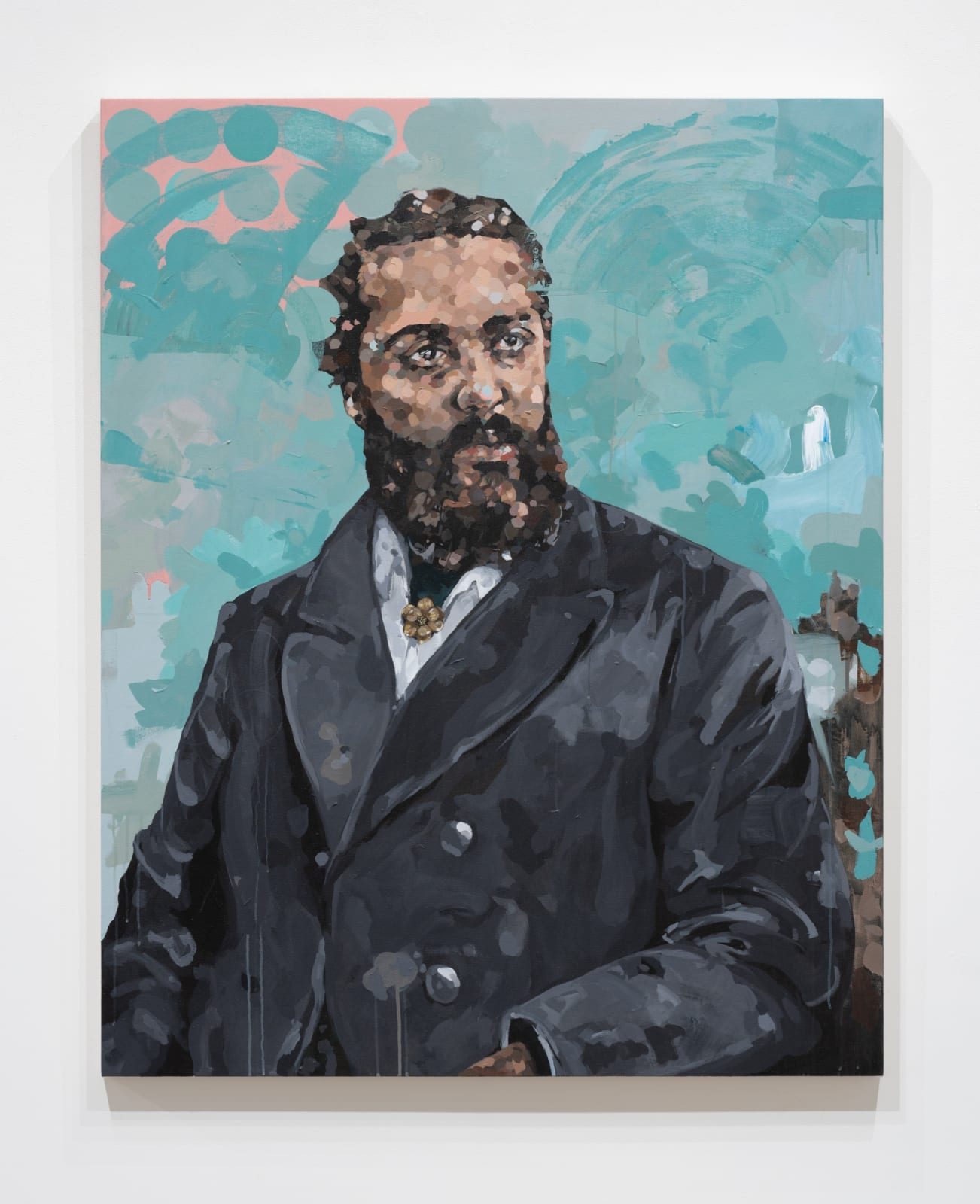 Roscoe Dixon (1844-1916) The Restauranteur (Roscoe Dixon), 2024 acrylic on canvas 60 x 48" Learn more here >