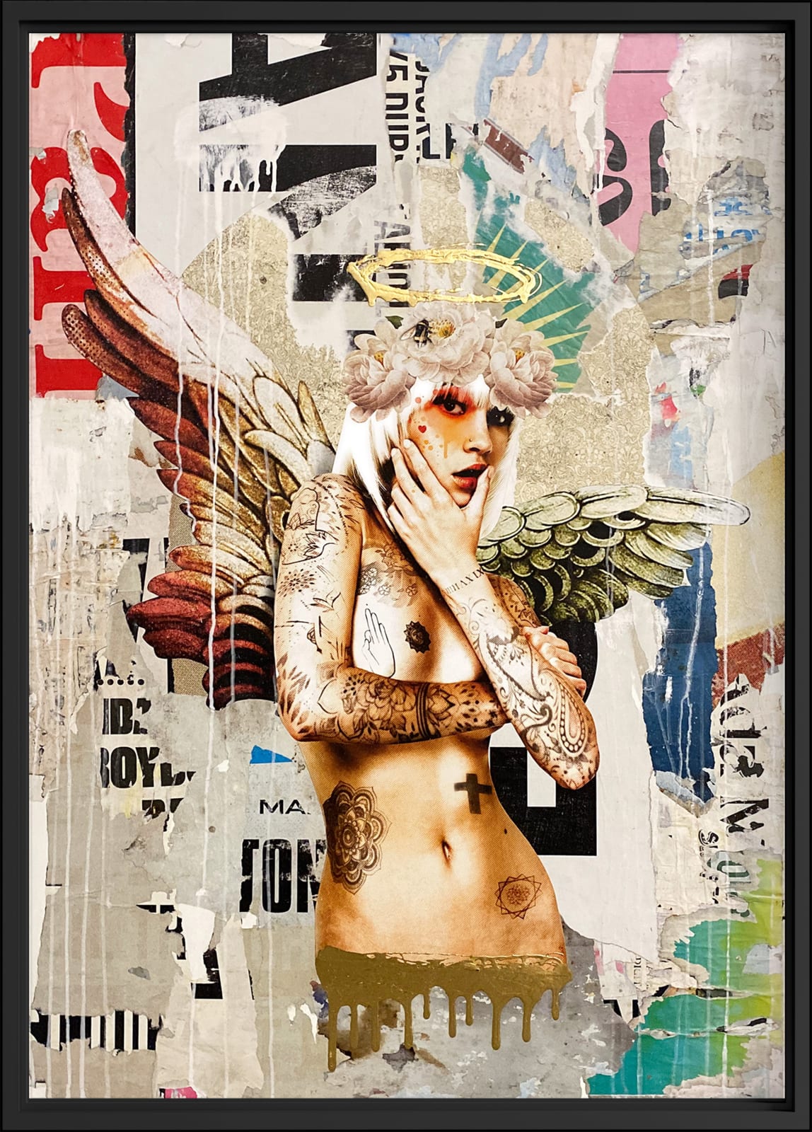 Fallen Angel (collage)