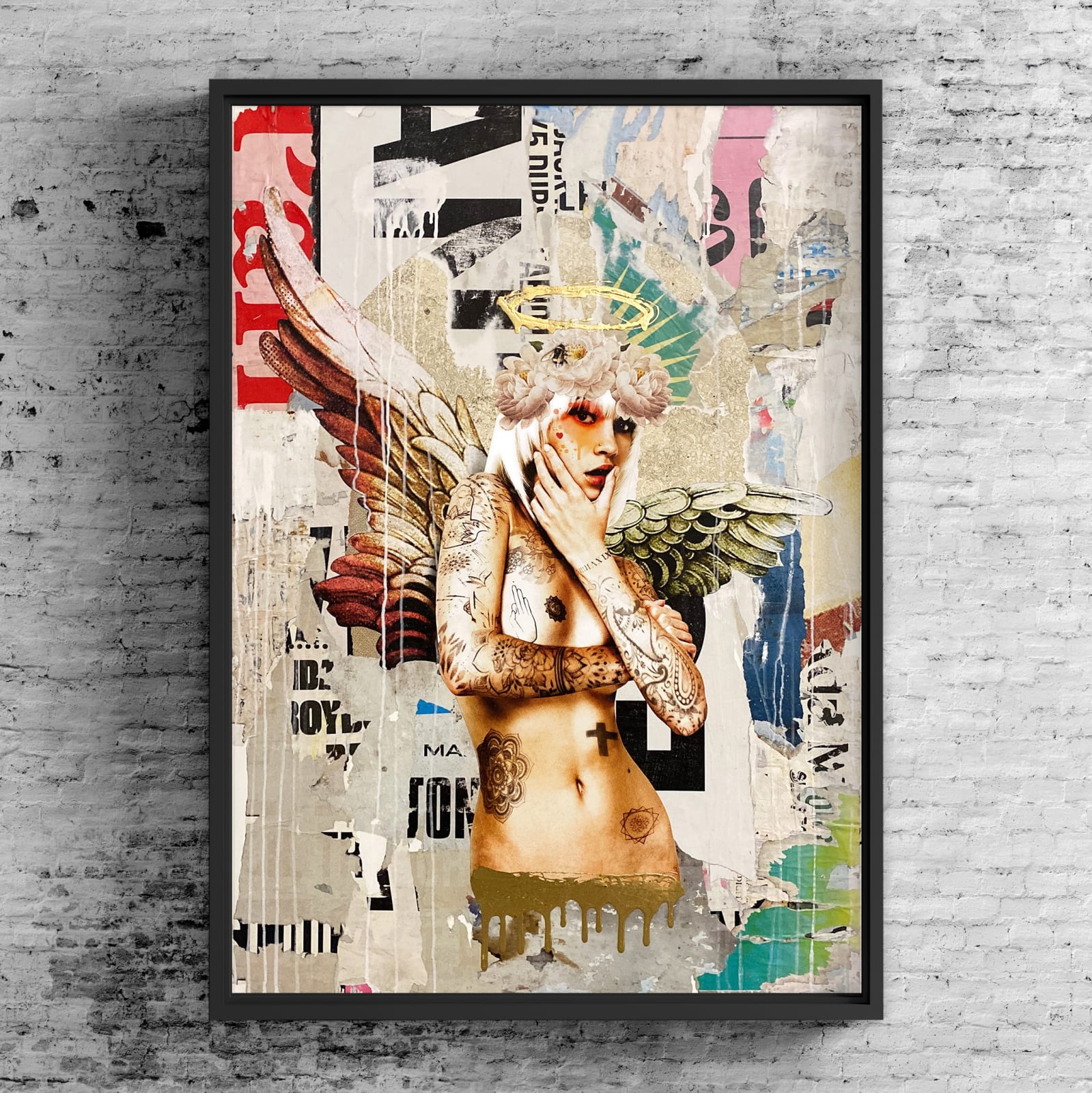 Fallen Angel (collage)