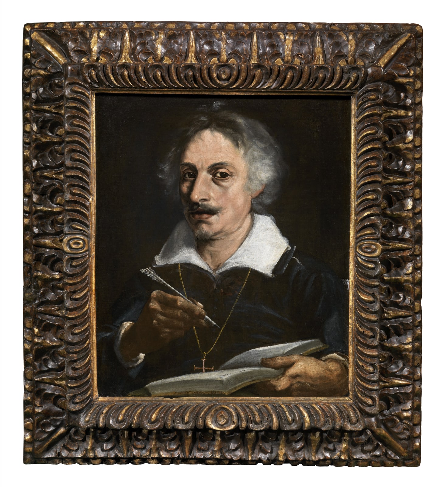 Paolo Guidotti Borghese (Lucca 1569 c.-Rome 1629), Self-Portrait as a Man of Letters, Rome, c. 1615-1620