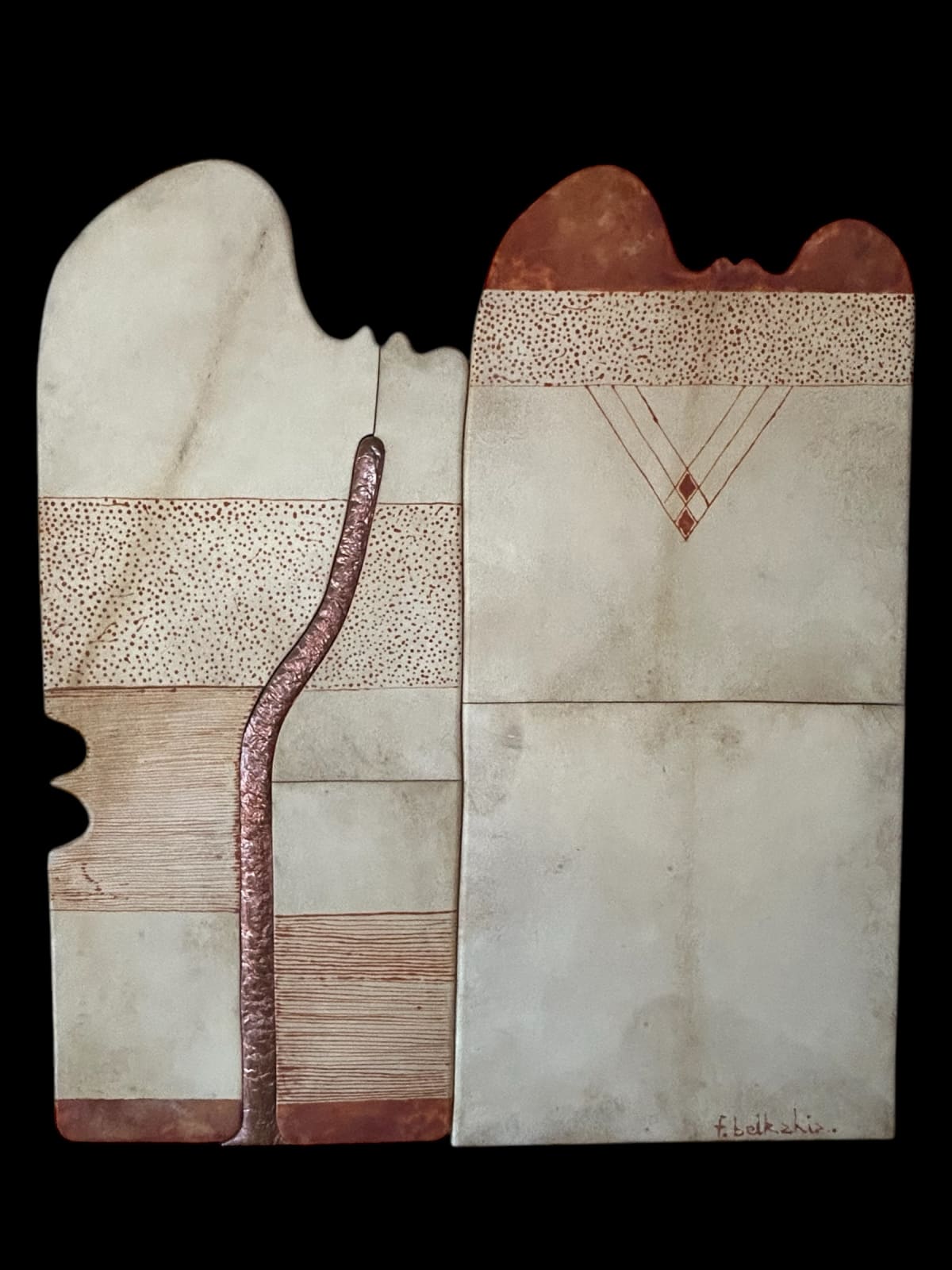 FARID BELKAHIA, Totem, 1976