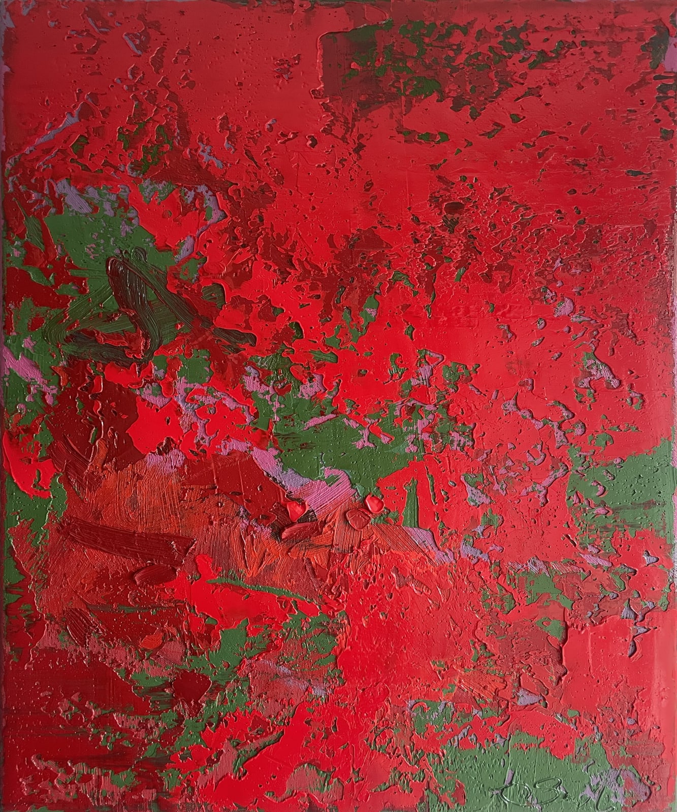Seçil Erel, Colour of Emotions, Red Deep, 2024