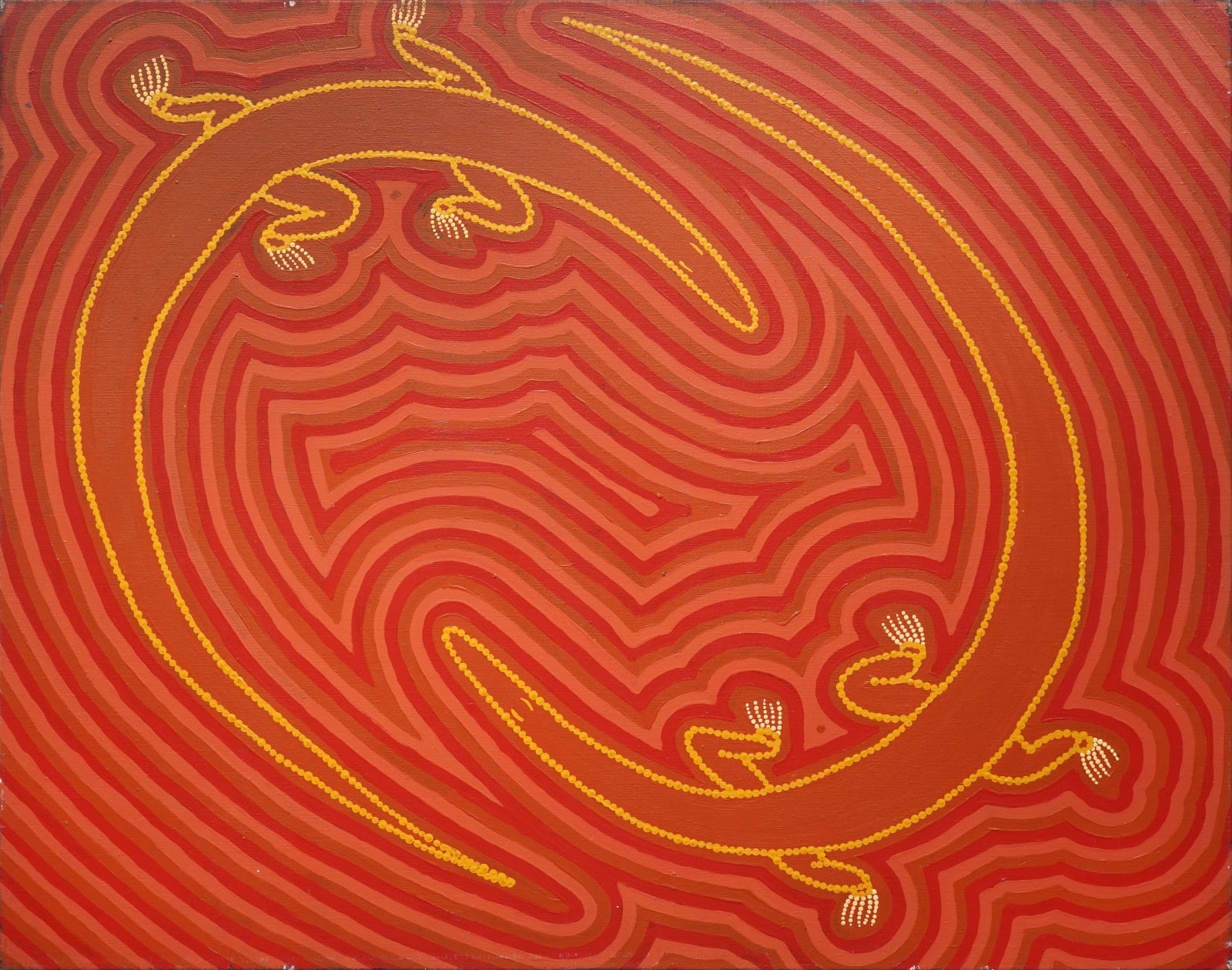Malcolm Jagamarra, Goanna Dreaming, 1997