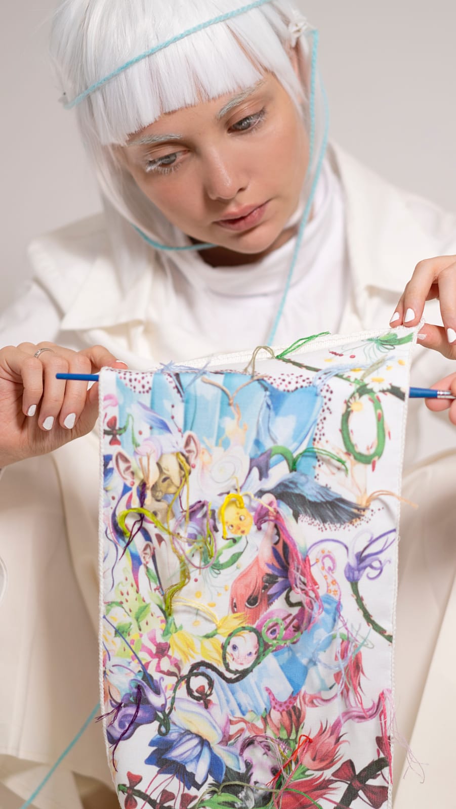 Ellen Sheidlin, Weaving from Imagination, 2020