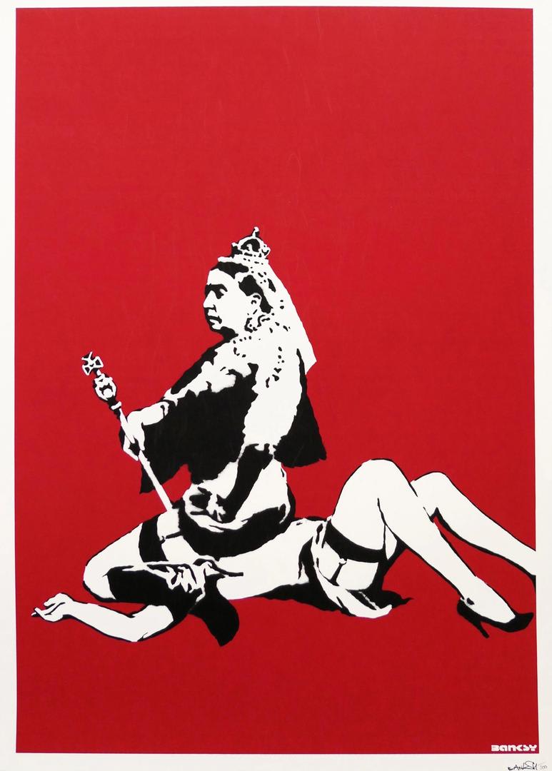 Banksy, Queen Victoria, 2003