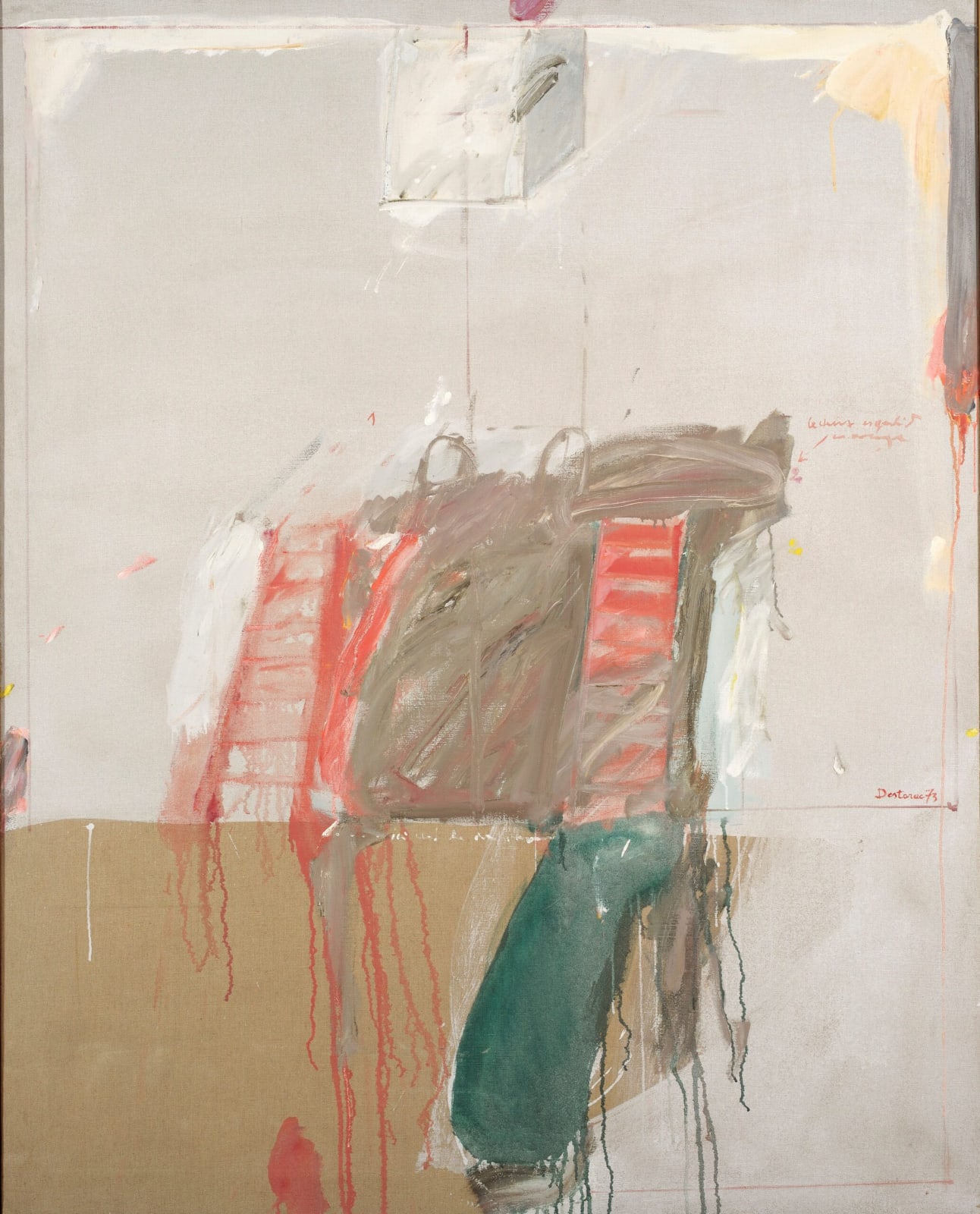 Michèle Destarac, De l'autre côté Huile sur toile, 1973