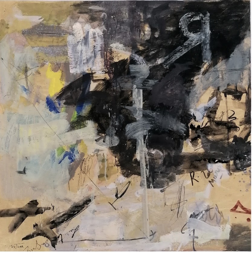 Albert BITRAN, Limites du gris Huile et techniques , 1980