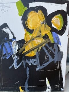 Michèle Destarac, Rikiki très petit Huile sur toile