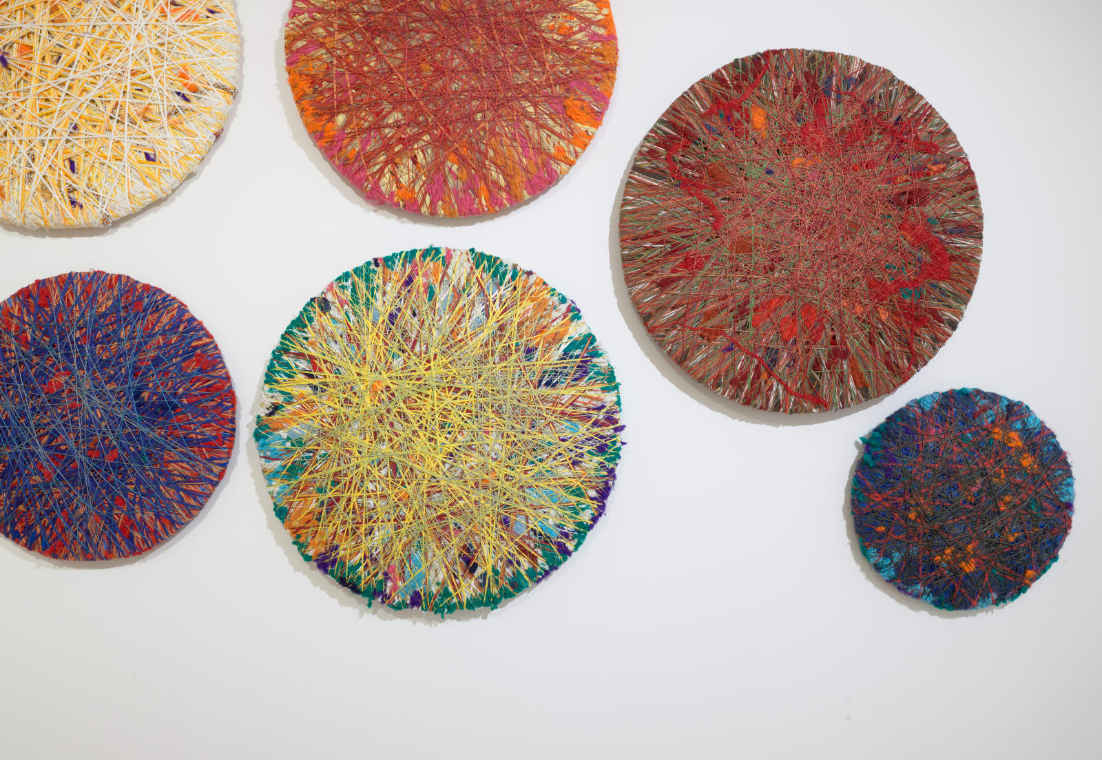 Installation view of New Work: Sheila Hicks at the San Francisco Museum of Modern Art; photo: Don Ross
