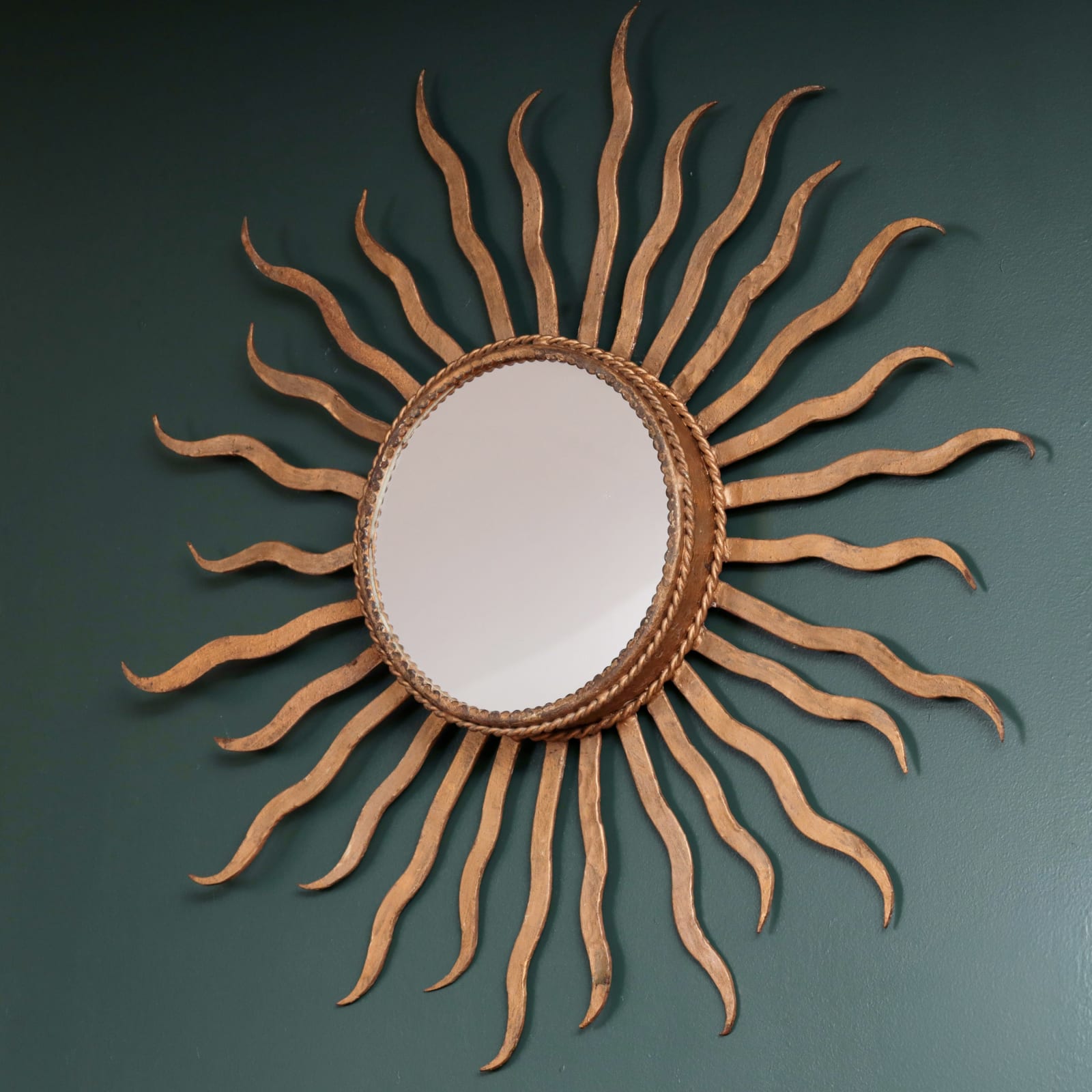 GILDED SUN MIRROR