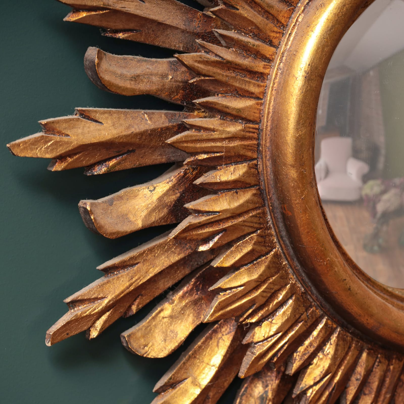 GILTWOOD DOUBLE SUN MIRROR