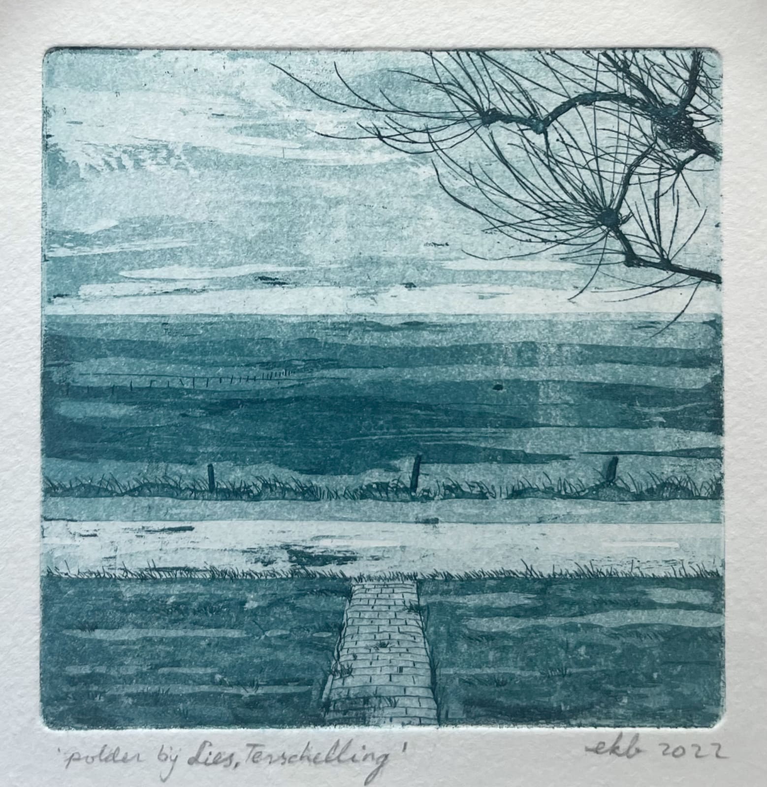 Elizabeth Boerwinkel, Polder bij Lies, Terschelling