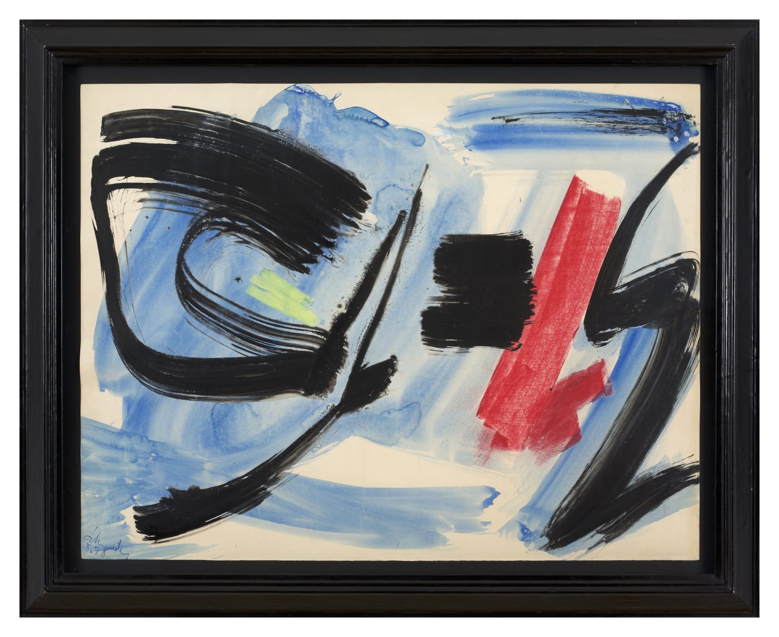 Gérard Schneider, Composition, 1958