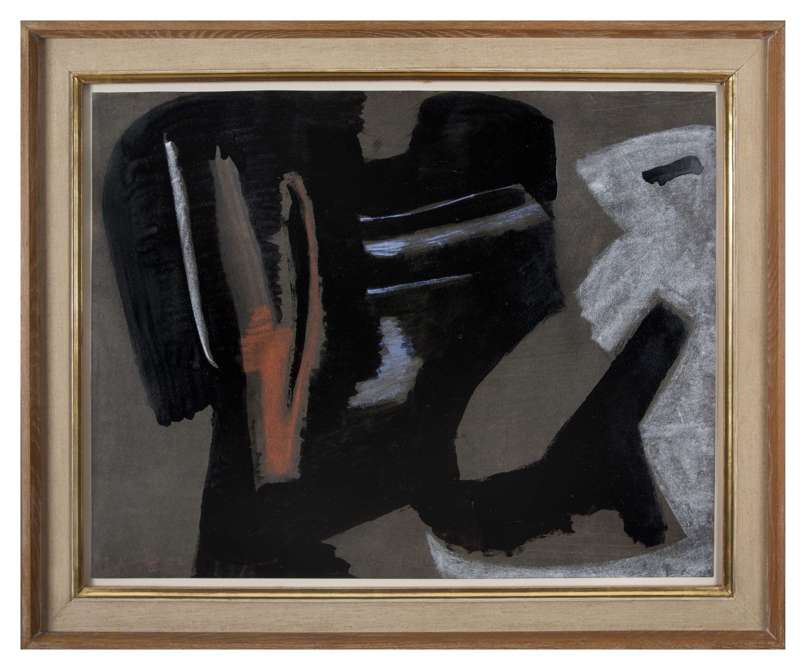 Gérard Schneider, Composition, 1952