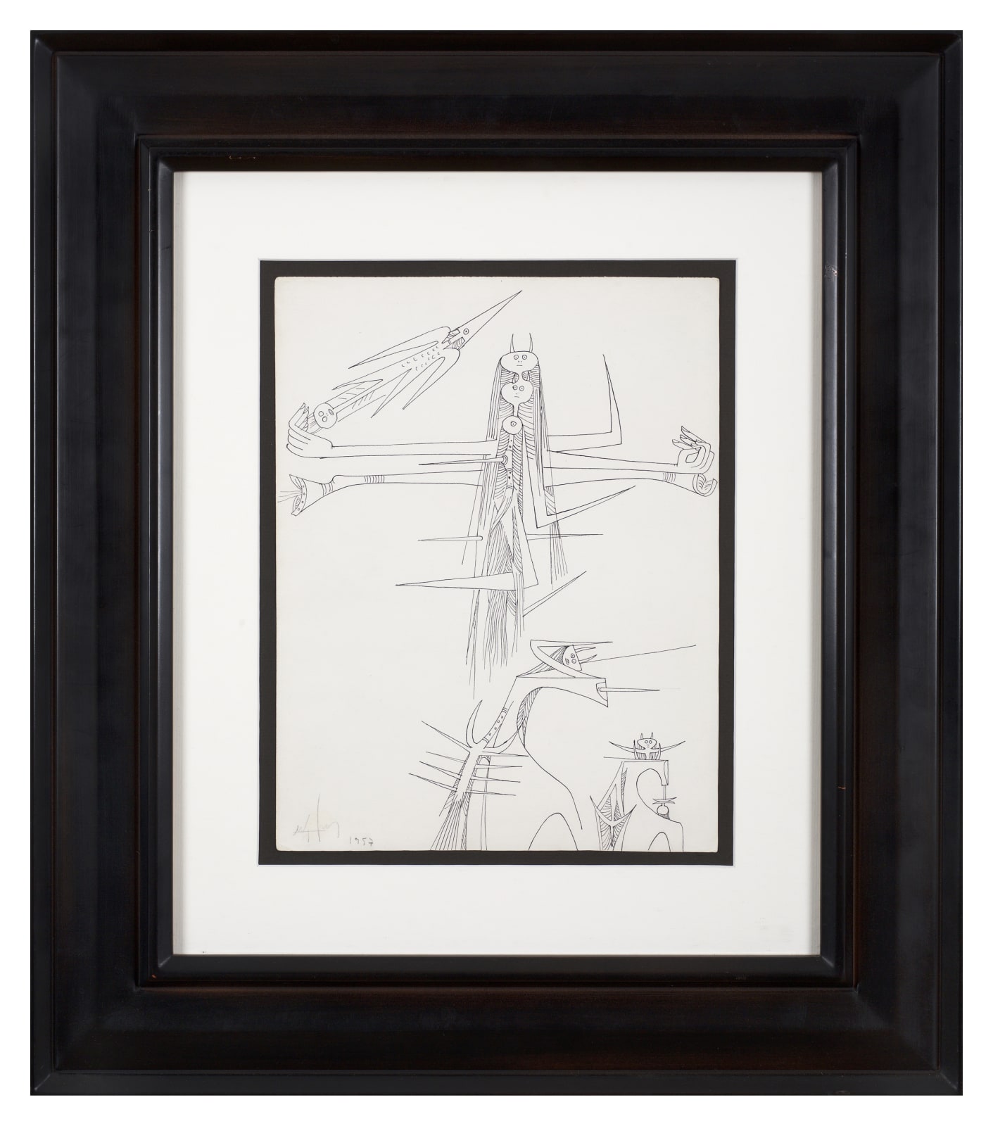 Wifredo Lam, Sans titre, 1957