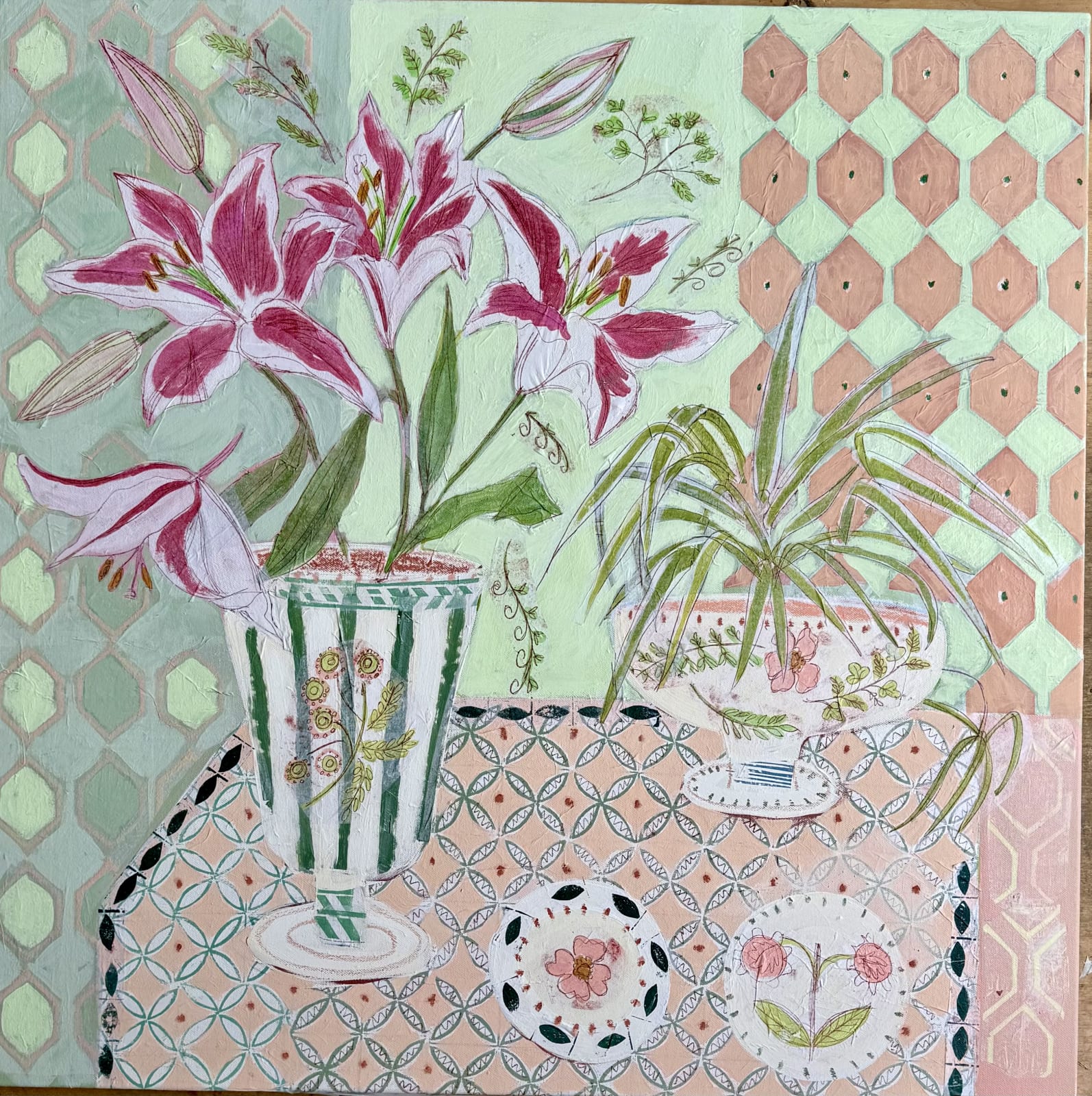Andrea Curtis, Lilies and Spider Plant