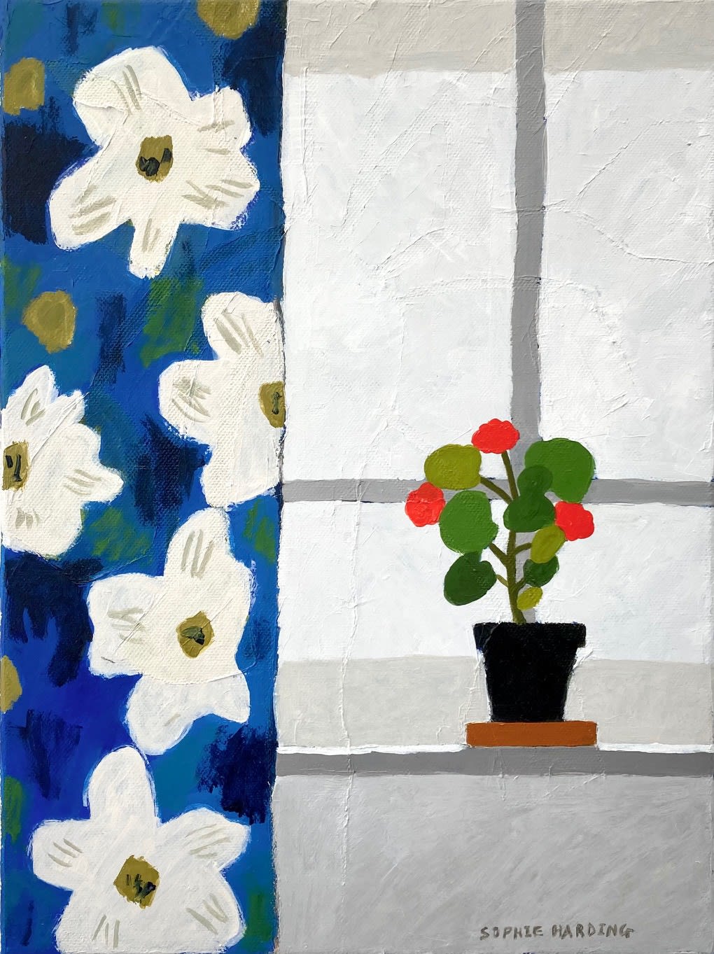 Sophie Harding, Flower curtain and Geranium