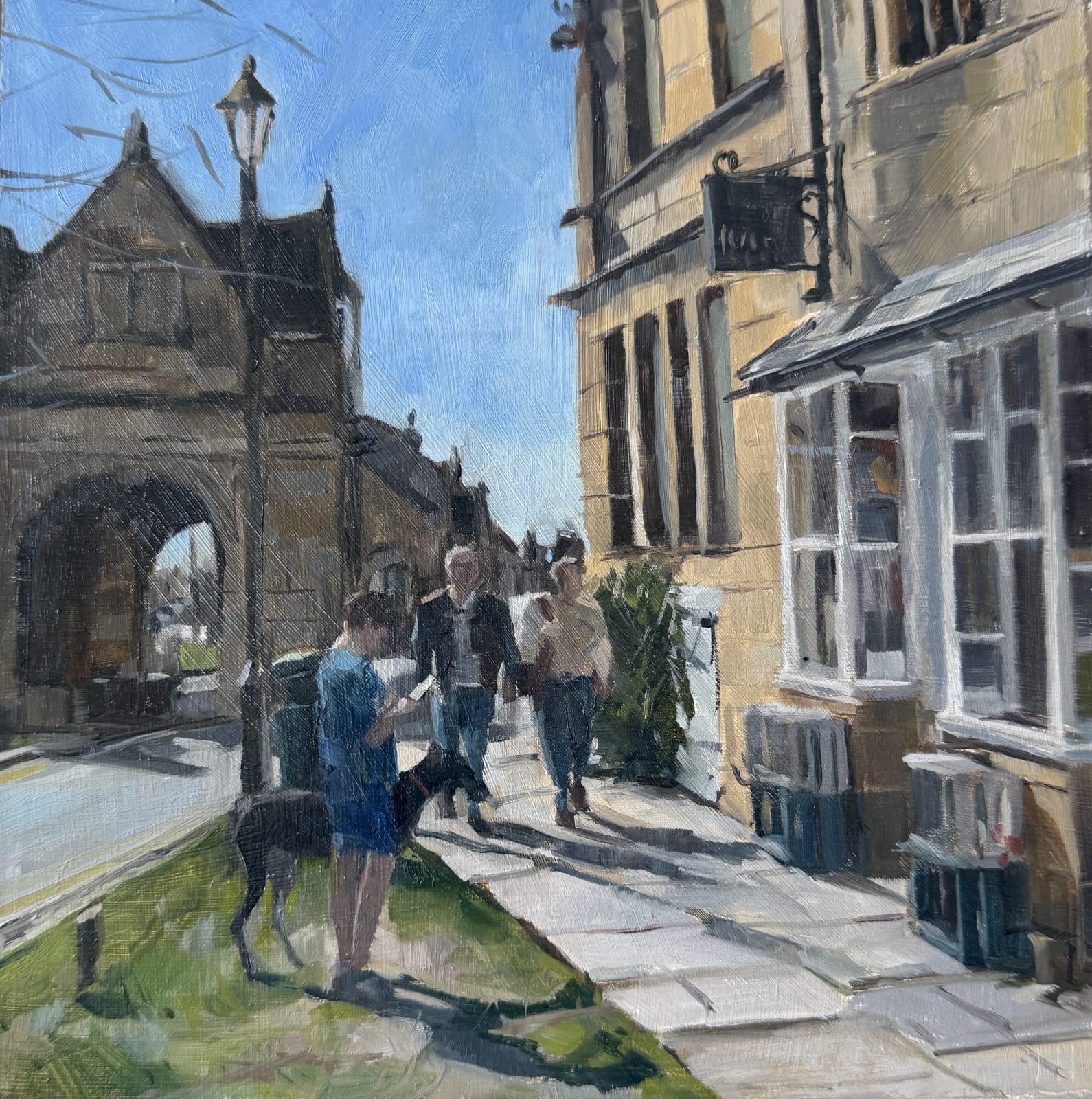 Louise Hawkins, Dog and Phone