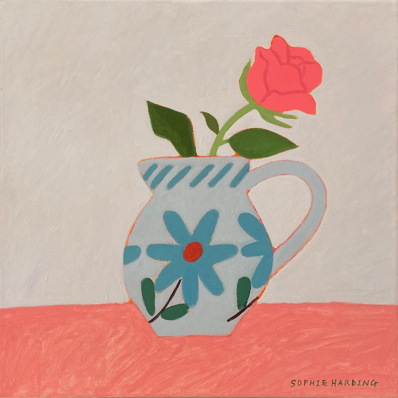 Sophie Harding, Rose in a Handmade Jug