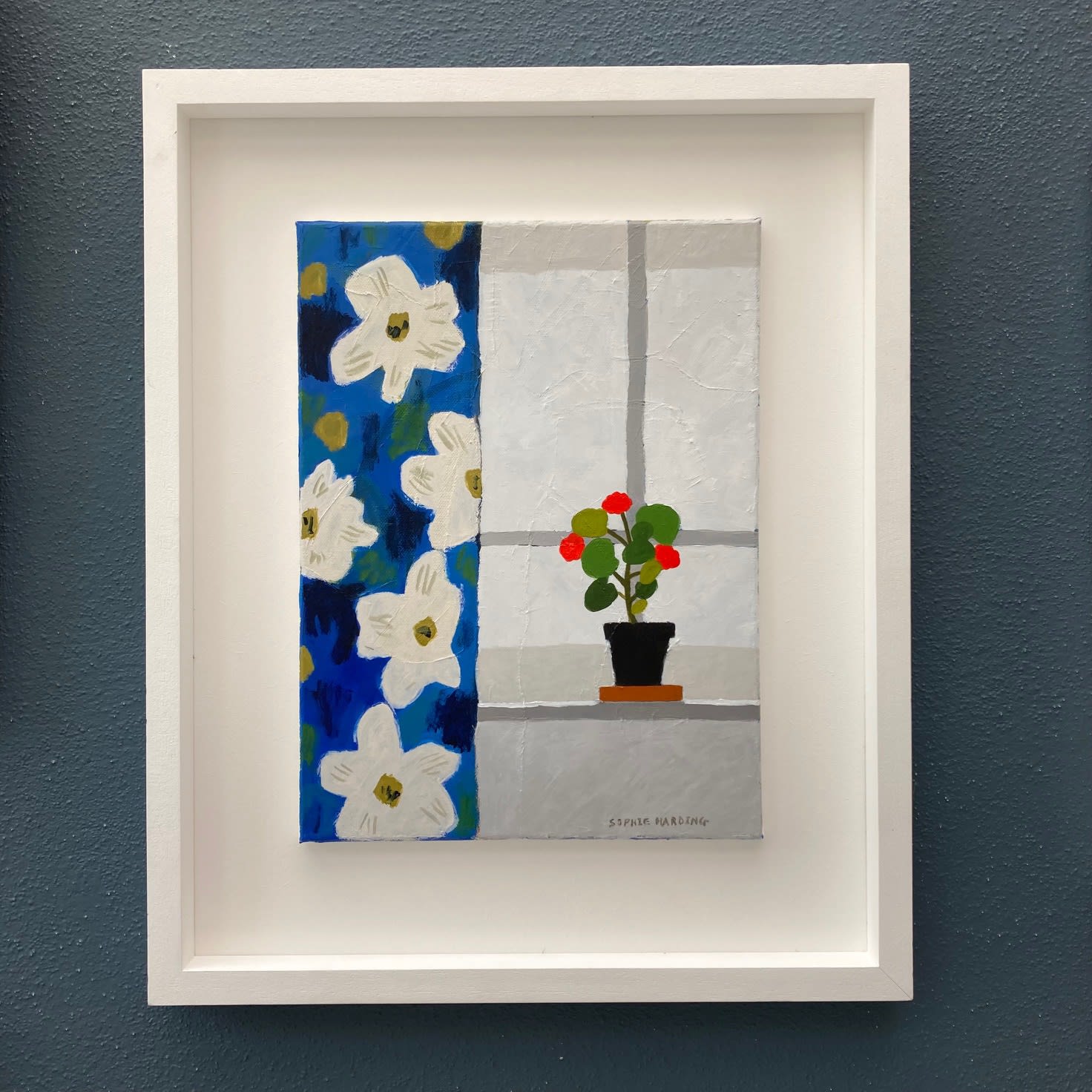 Sophie Harding, Flower curtain and Geranium