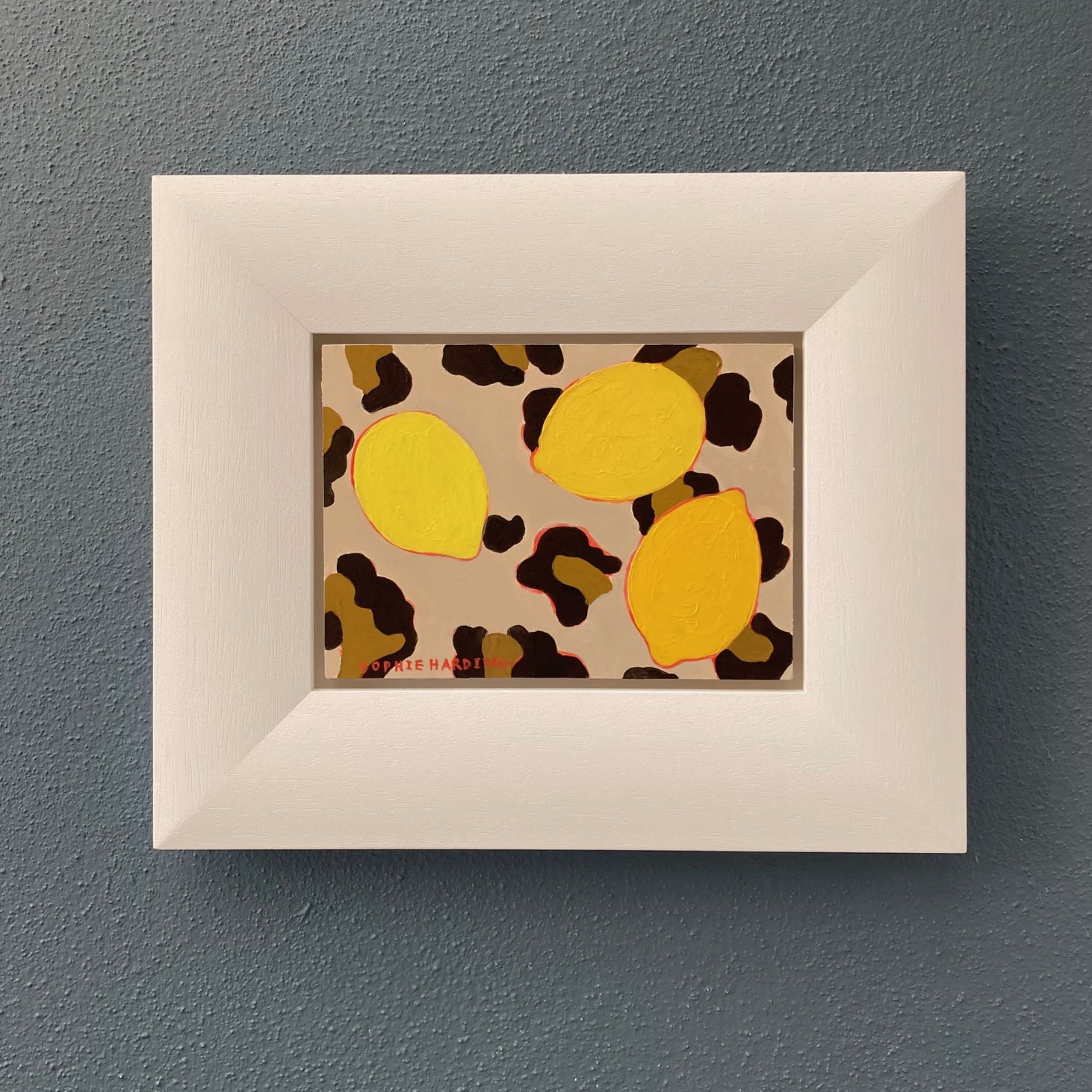 Sophie Harding, Lemons on Leopard Print