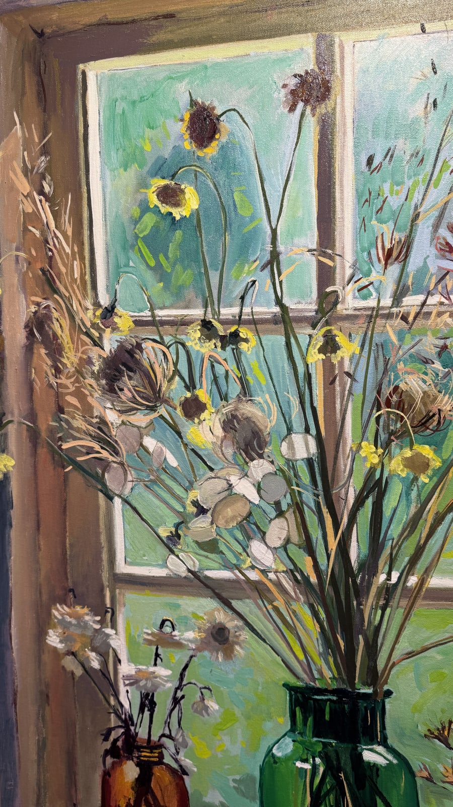 Lizzie Bentley, Wildflowers In The Studio Window