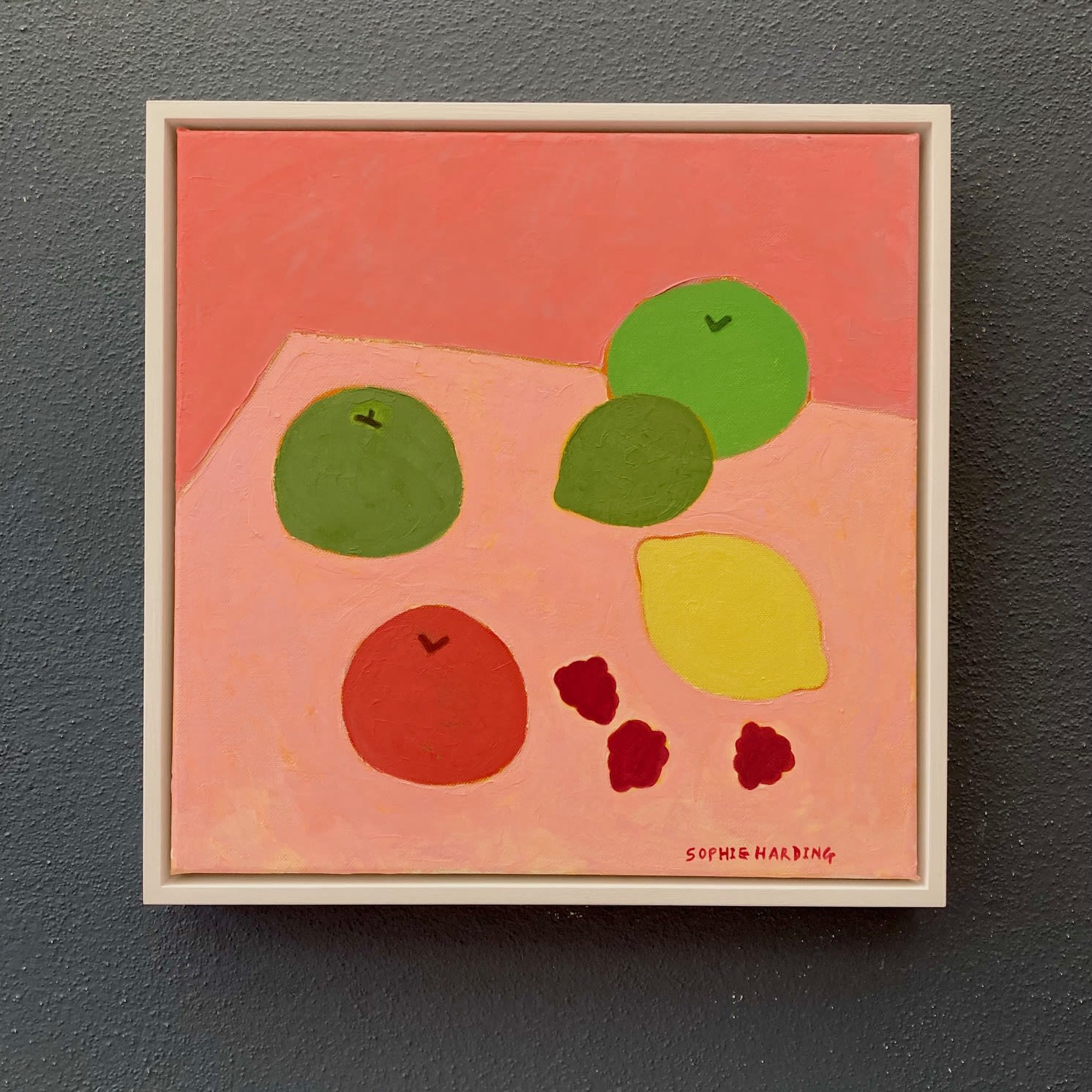 Sophie Harding, Apples, Lemon, Lime and Raspberries