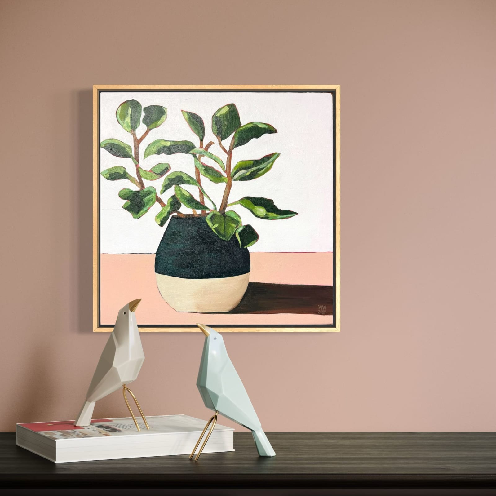 Wendi Weller, Jade Plant in Earthenware Pot