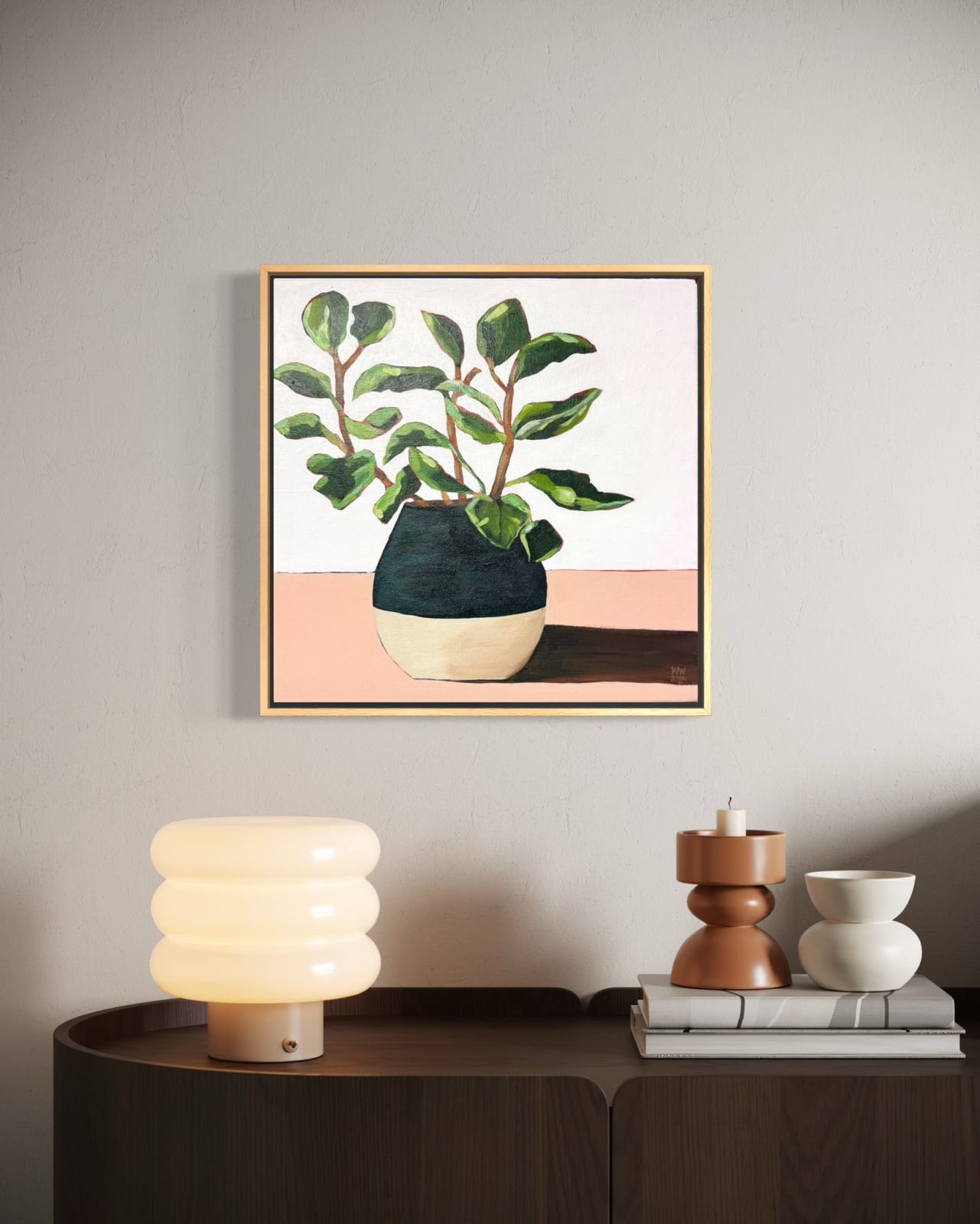Wendi Weller, Jade Plant in Earthenware Pot