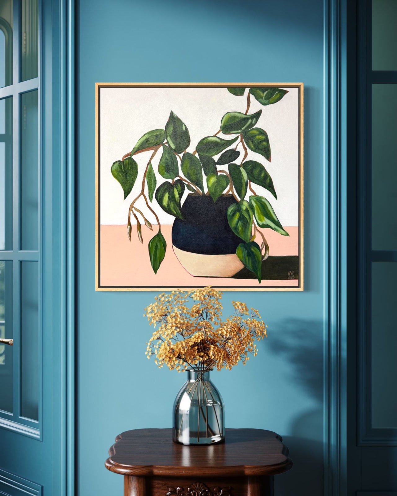 Wendi Weller, Philodendron in Earthenware Pot