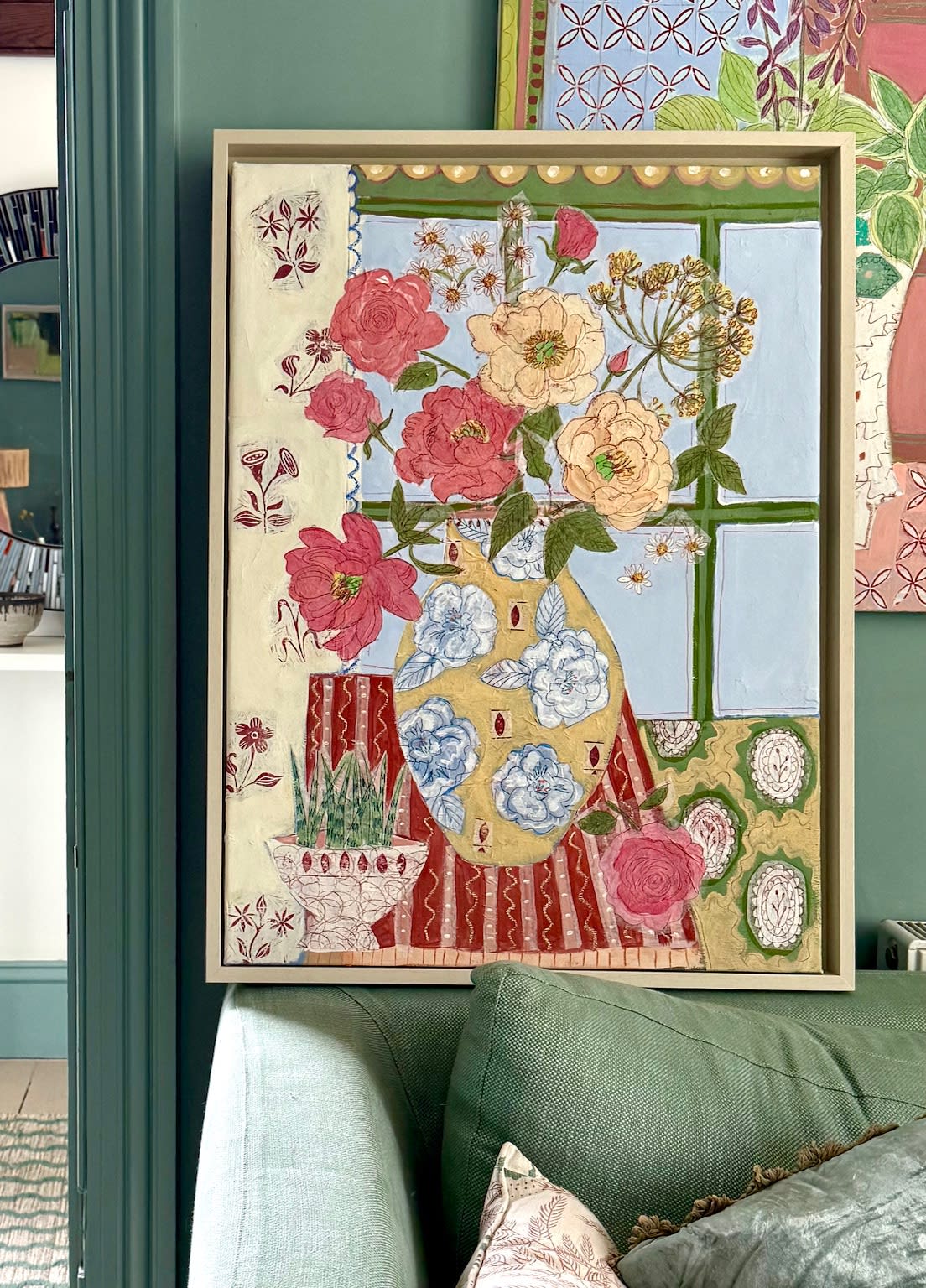 Andrea Curtis, Red & Yellow Peonies