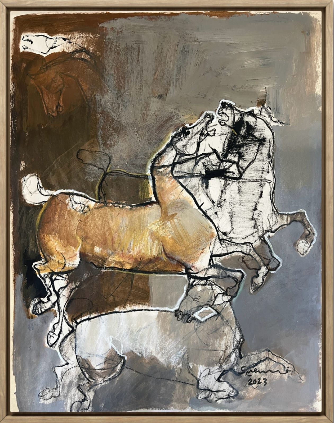 Falah Al-Saeedi, Horses series, 2023