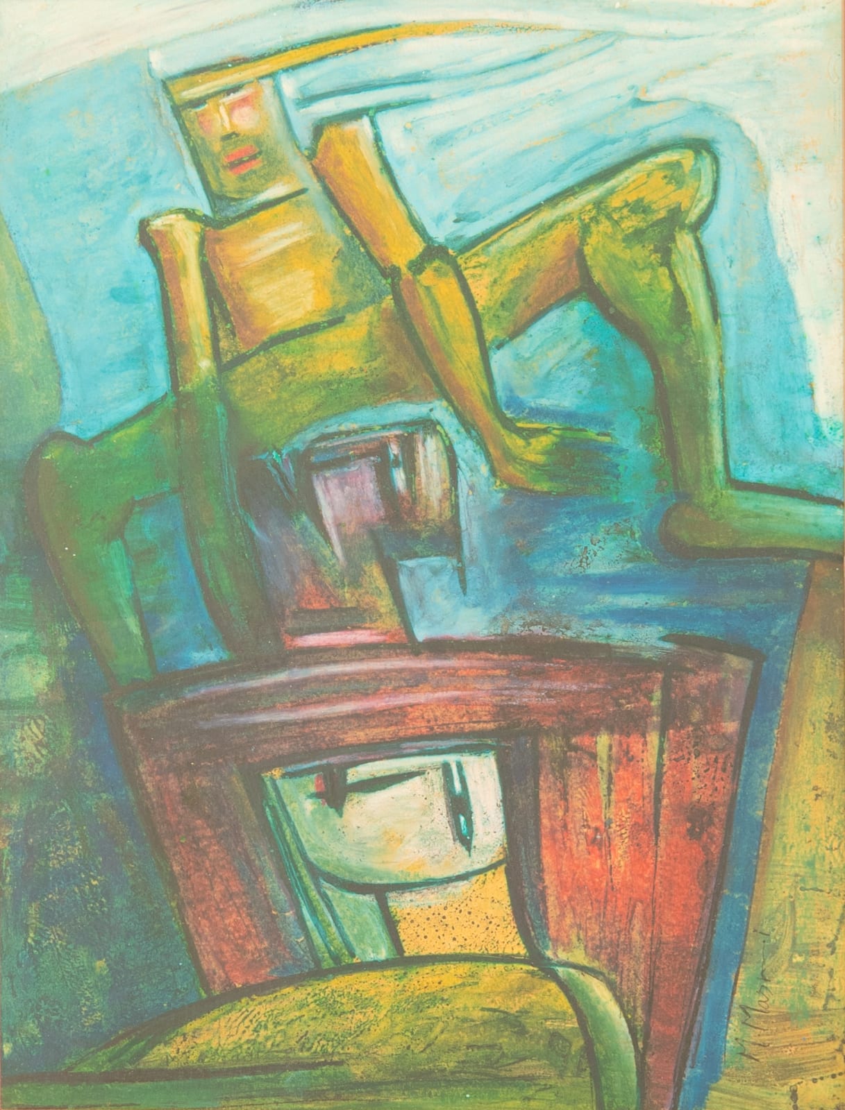 Mahmoud Al Masri, The Leap , 2021