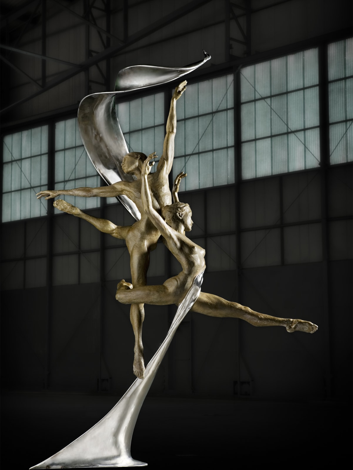 Ballet International, Bronze, Dancers, Female, Ballet, Male