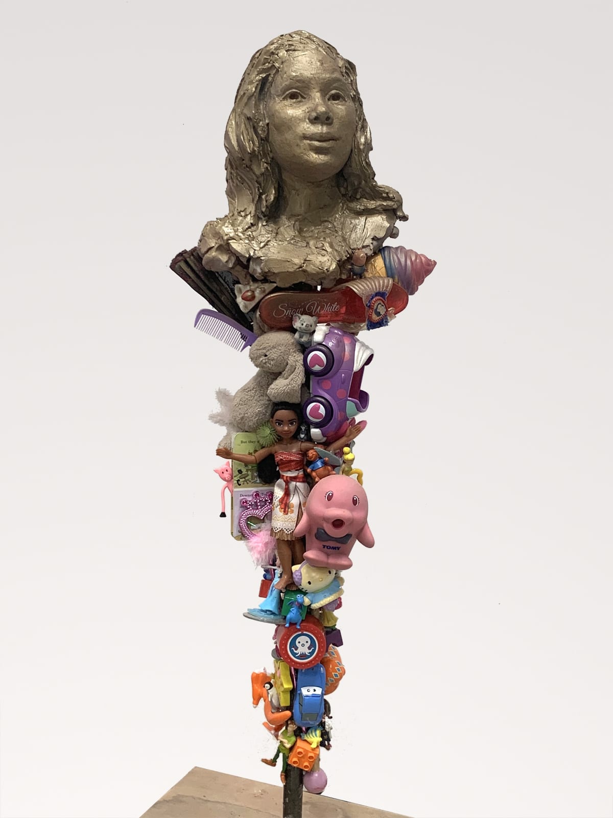 Mixed Media, Sculpture, Family, Children