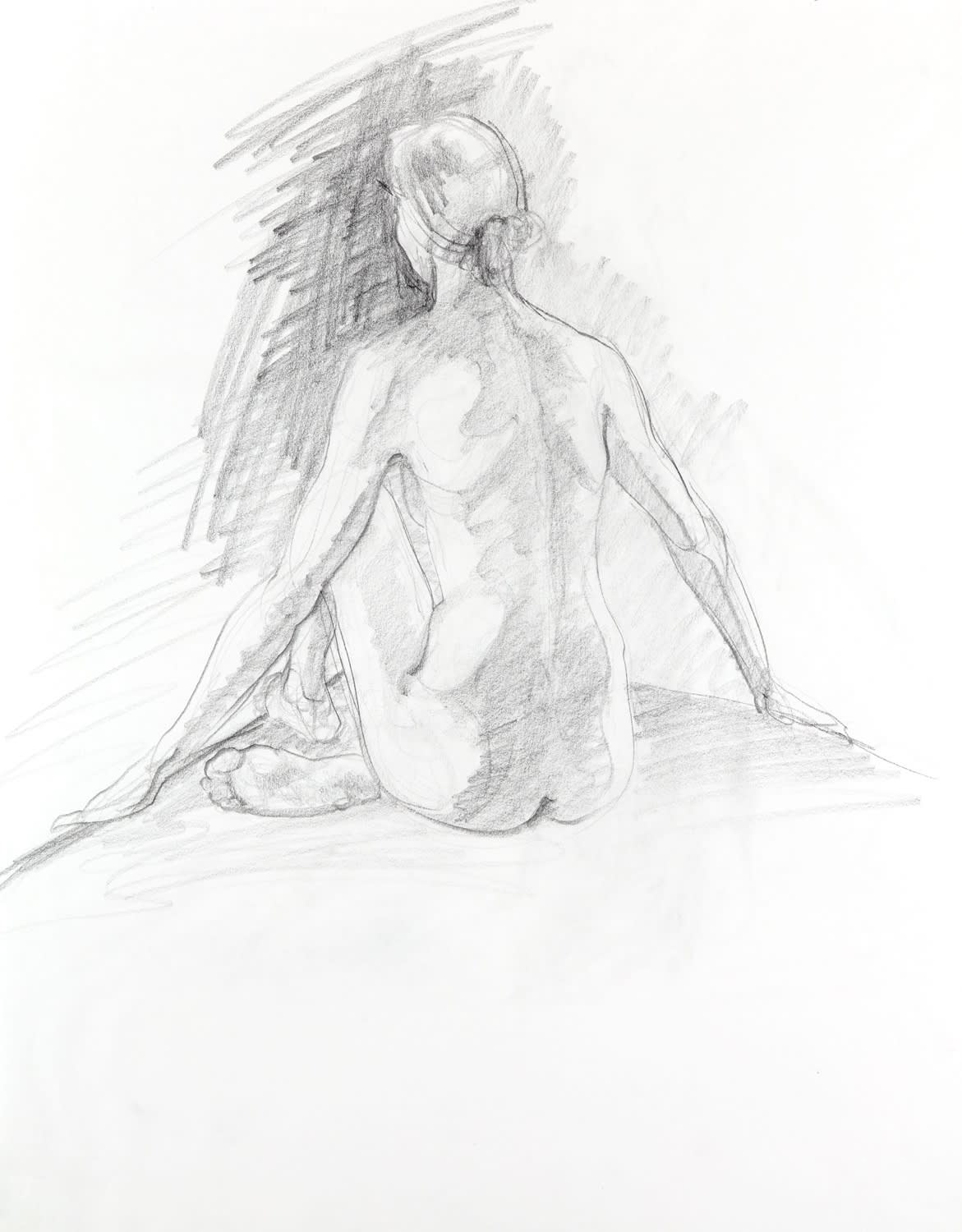 Sunbather, Seated, 2018