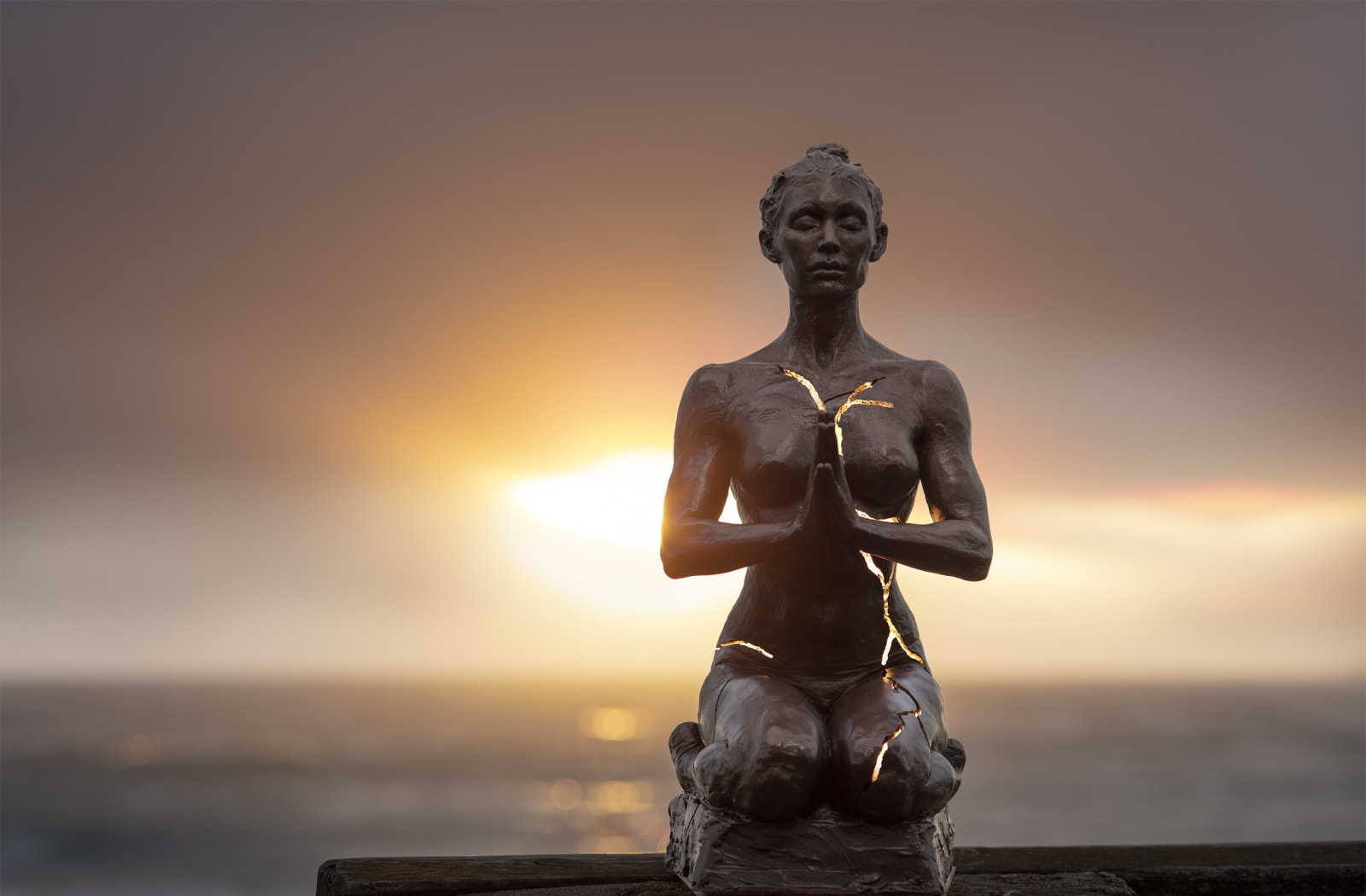 Inspiration, Bronze, Electricity, Lighted, Metamorphosis, Female