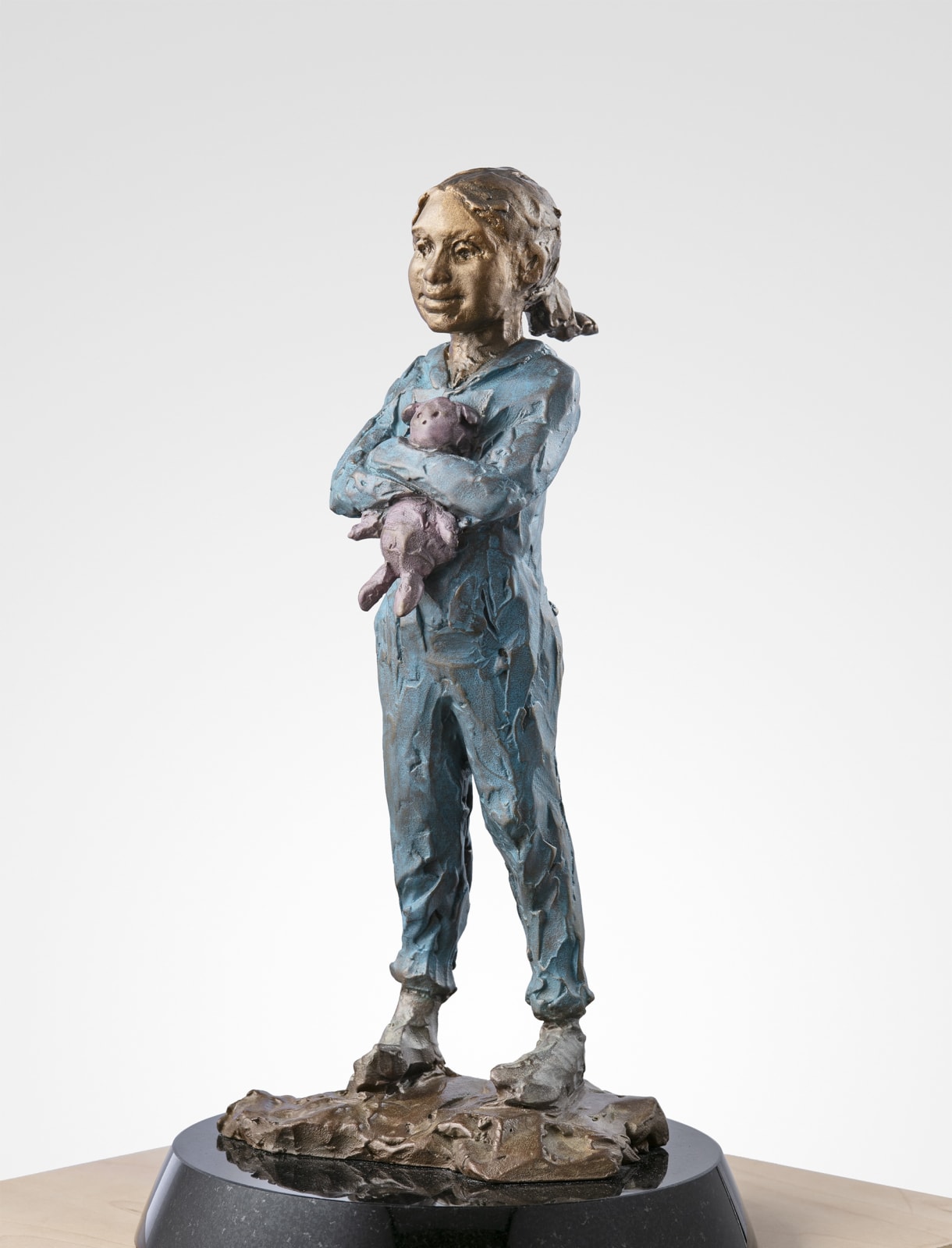 Bedtime, Bronze, Family, Children, Female